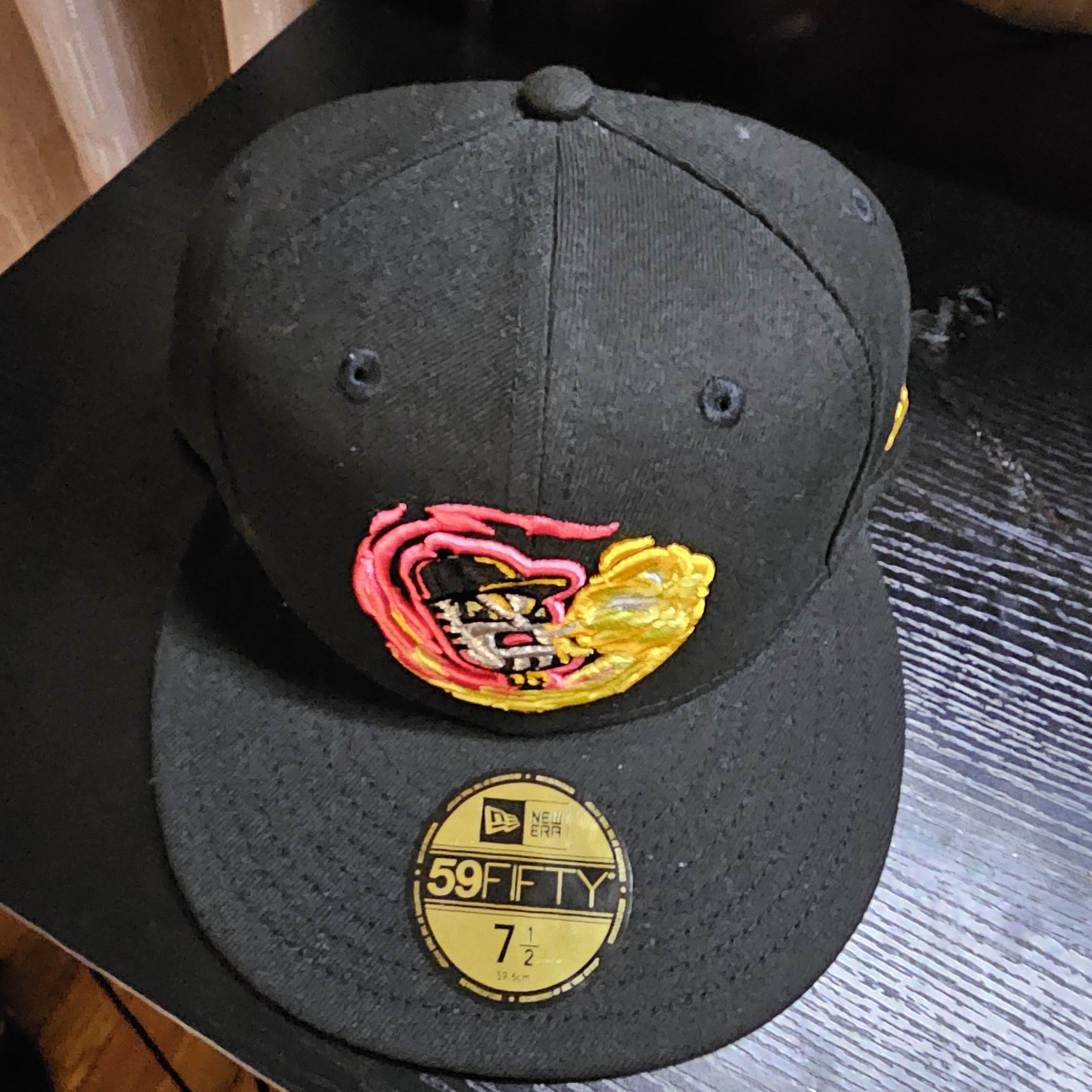 New Era Spit Fire Custom Hat (Rare) Size ONE SIZE - 2 Thumbnail