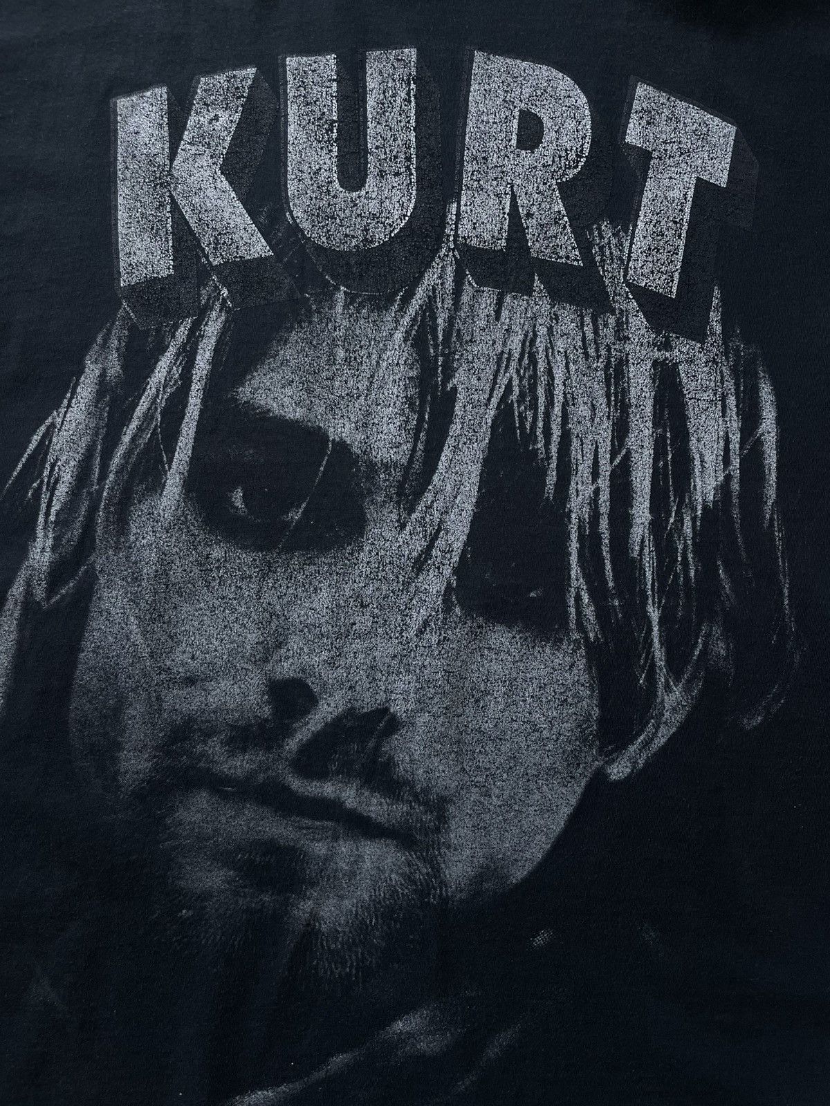 Band Tees Vintage Curt Cobain 90’s T-Shirt Nirvana Full Printed Faded Size US L / EU 52-54 / 3 - 5 Thumbnail