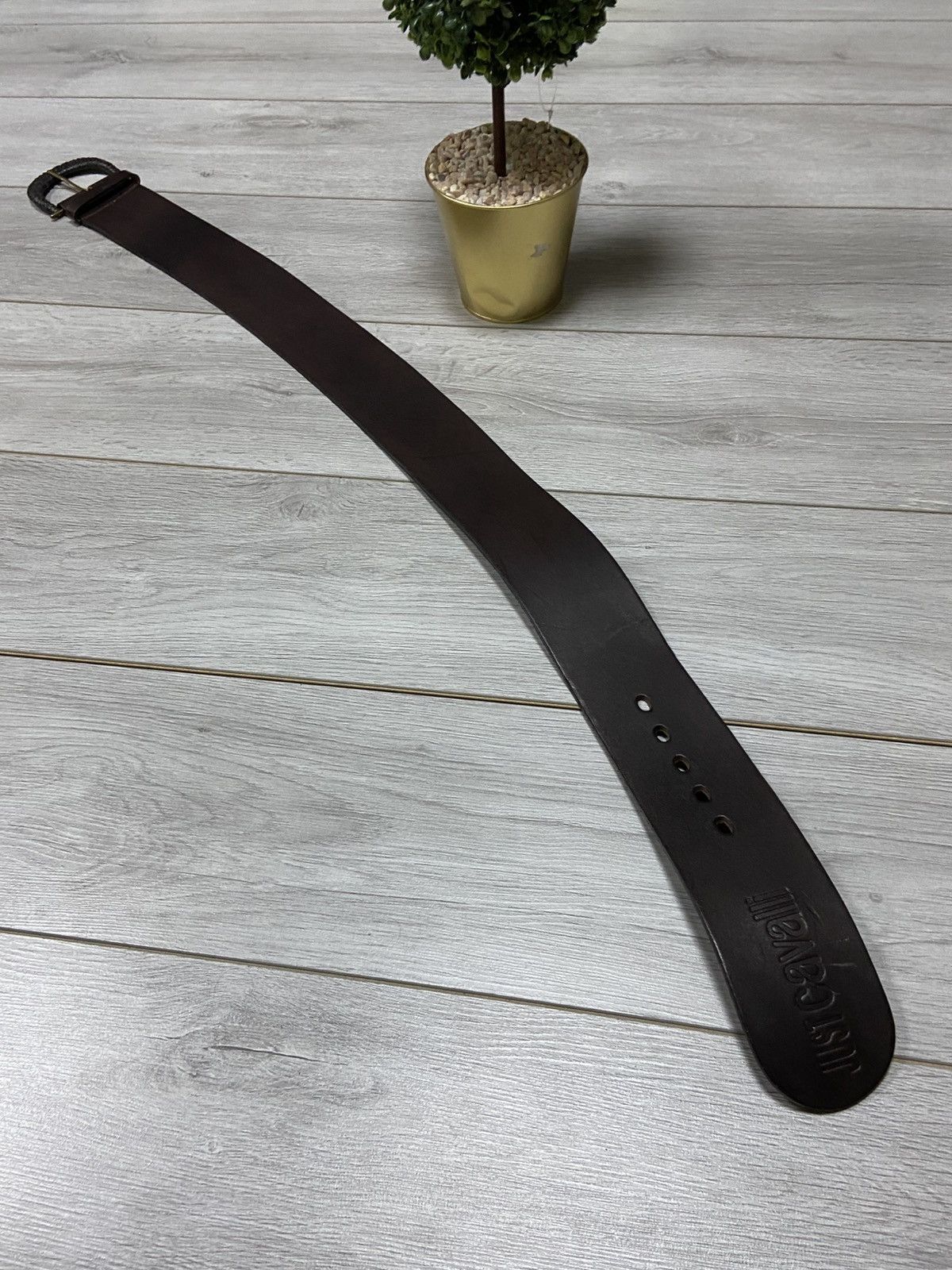 Just Cavalli Just Cavalli vintage leather wide belt Size ONE SIZE - 8 Thumbnail