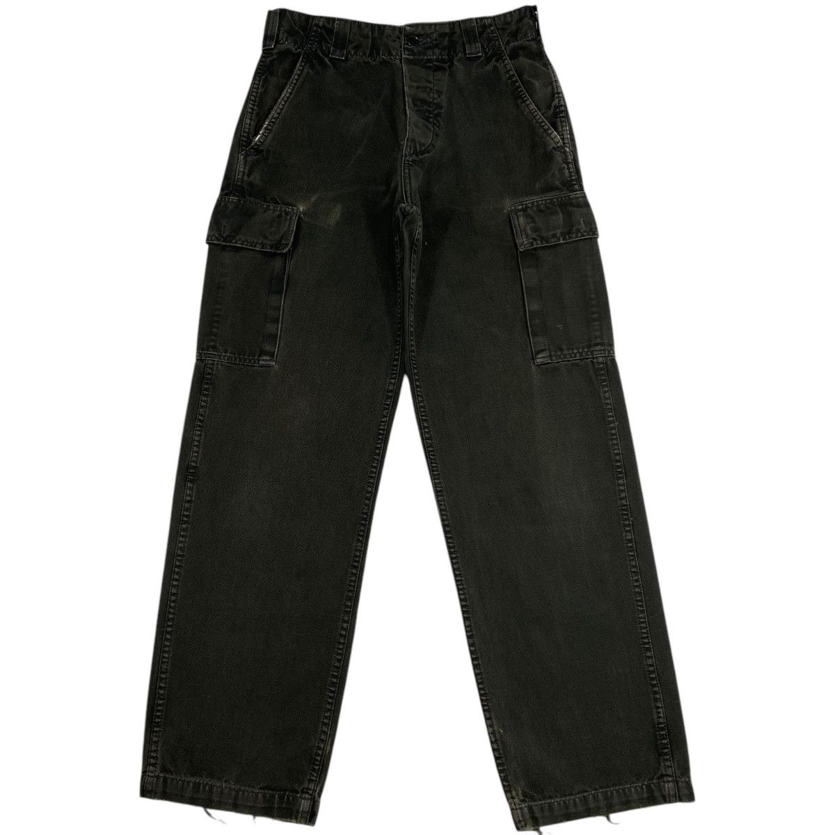 Levi's LASTDROP🔥90s Levis 676 Distressed Sunfaded Cargo Baggy Pants Size US 30 / EU 46 - 1 Thumbnail