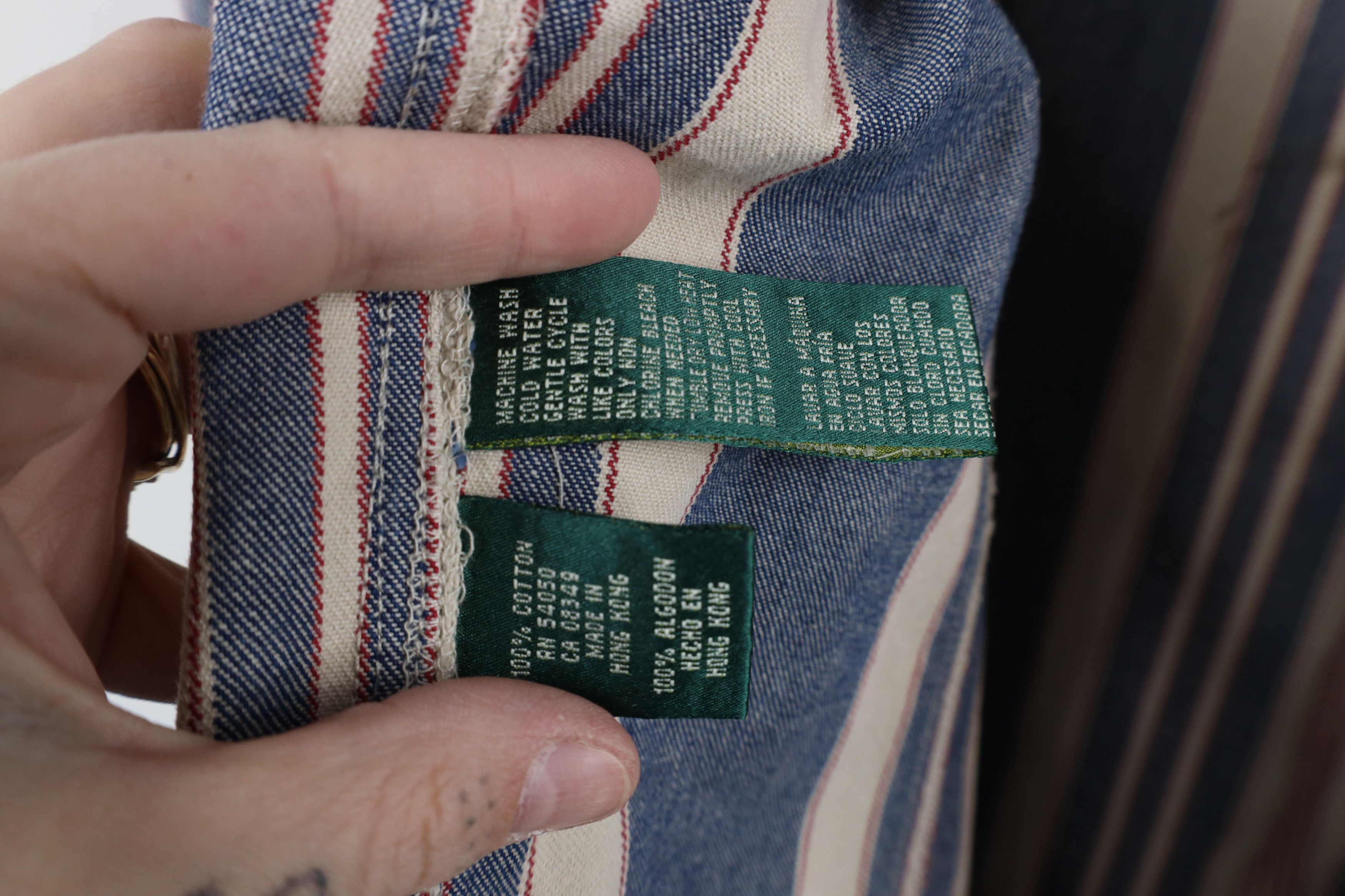 Ralph Lauren × Vintage Vintage 90s Ralph Lauren Denim Naval Chore Barn Jacket Size M / US 6-8 / IT 42-44 - 11 Thumbnail