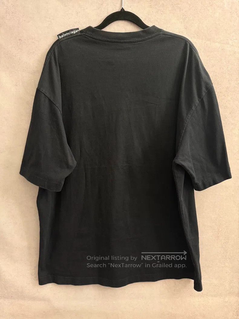 Balenciaga Balenciaga Shoulder Small Label Black Short Sleeve Size US XL / EU 56 / 4 - 3 Thumbnail