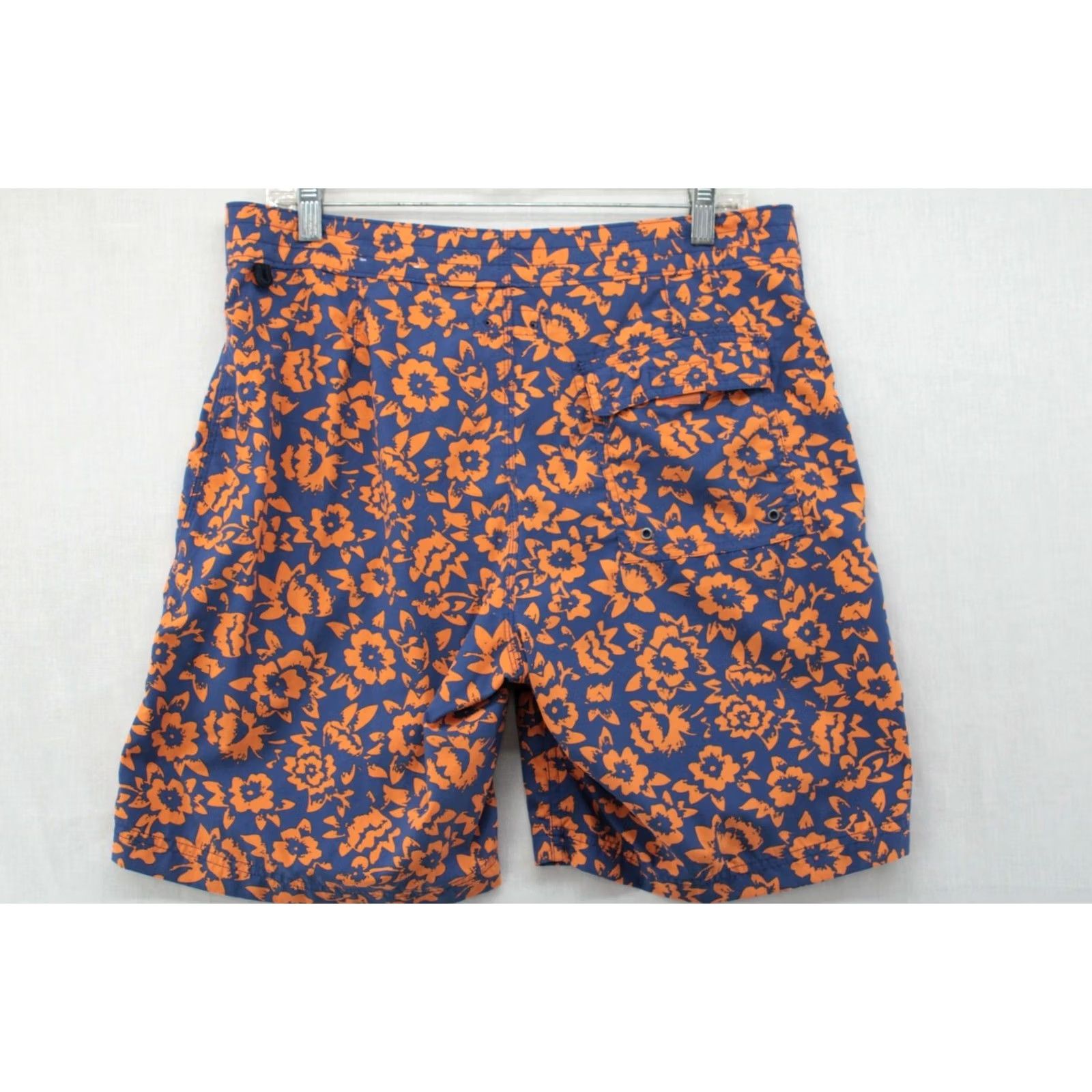 Brooks Brothers Brooks Brothers Red Fleece Board Shorts Mens 34 Blue Orange Floral Swim Trunks Size US 34 / EU 50 - 3 Thumbnail