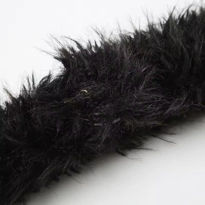 Japanese Brand × Leather Retro PU Leather Faux Fur Belt Size ONE SIZE - 4 Thumbnail