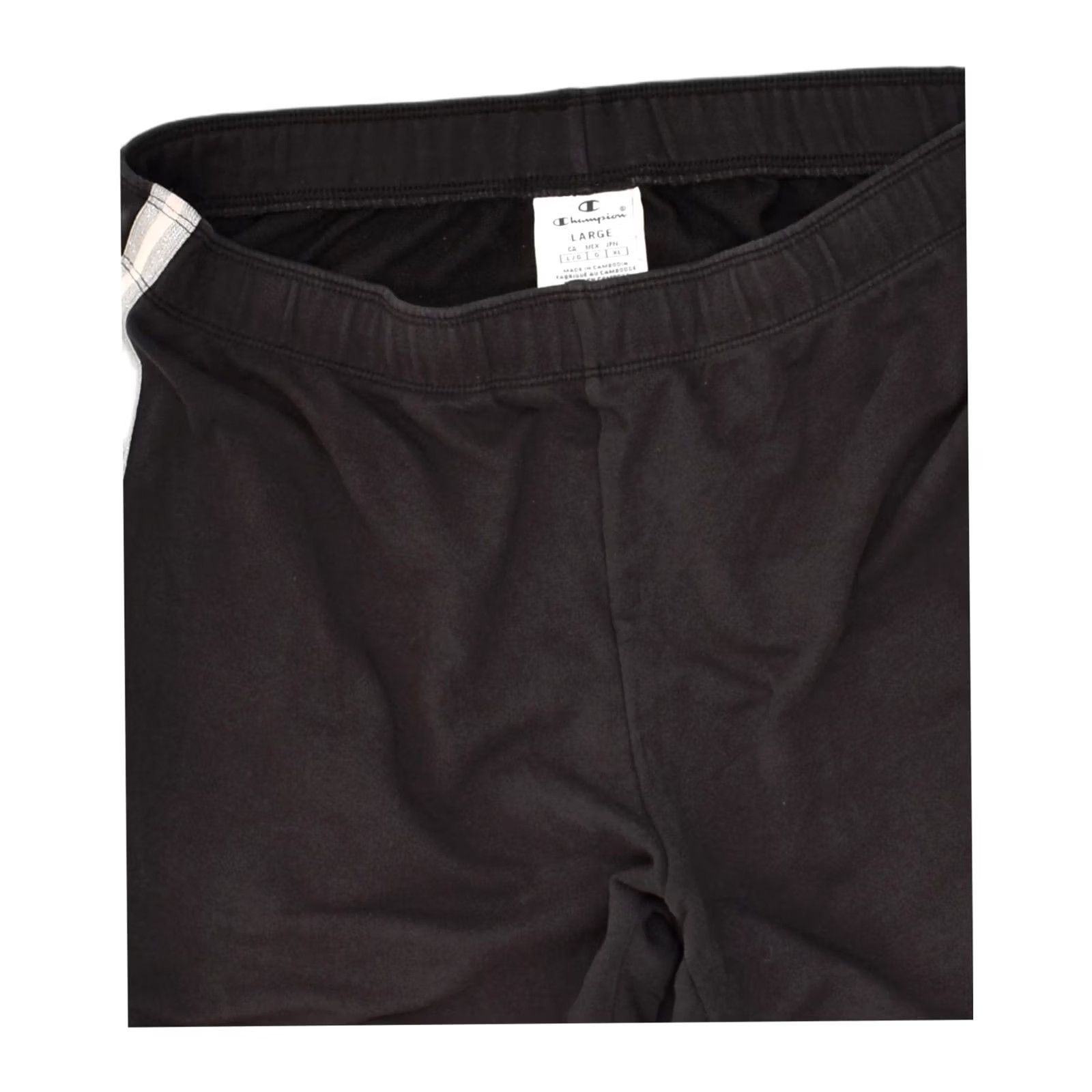 Champion CHAMPION Womens Tracksuit Trousers Joggers Large Black Cotton Size 36" / US 14 / IT 50 - 4 Thumbnail