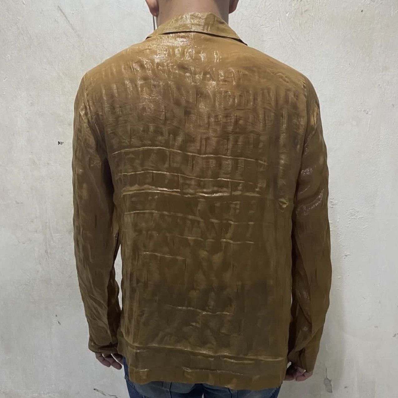 Issey Miyake Vintage Issey Miyake Sheer Embossed Pattern Shirt Size US S / EU 44-46 / 1 - 4 Thumbnail