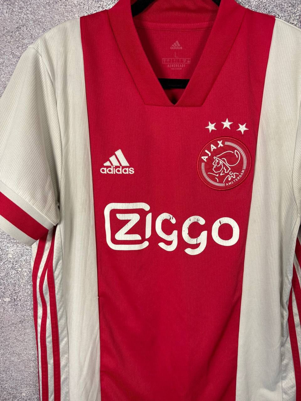 Adidas × Vintage Vintage AJAX 2020/21 Adidas Soccer Jersey Blokcore L sz Size US L / EU 52-54 / 3 - 3 Thumbnail