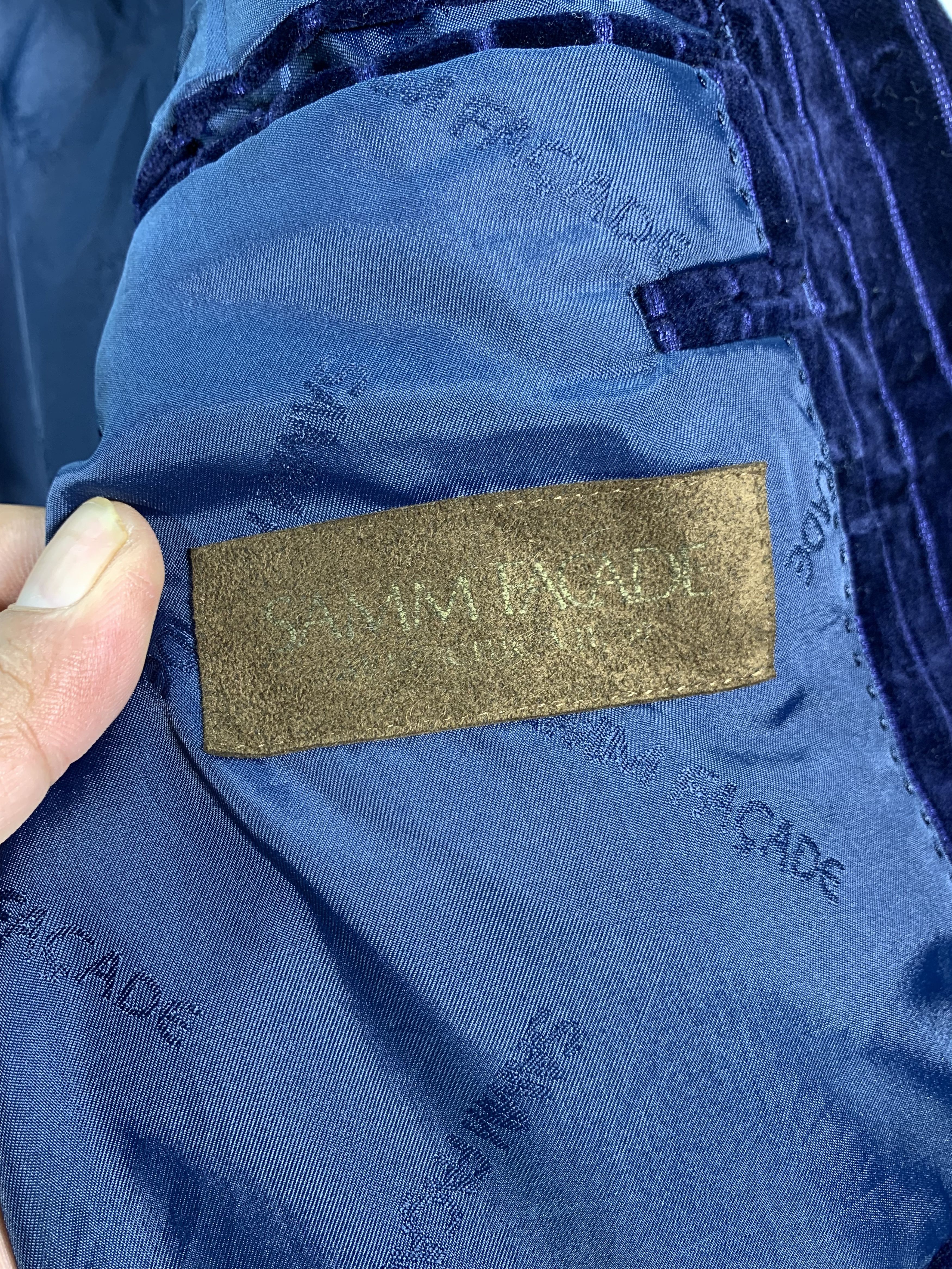 Japanese Brand × Velvet × Vintage ⚡️Vintage Valvet Coat Blazer RARE Size US S / EU 44-46 / 1 - 6 Thumbnail