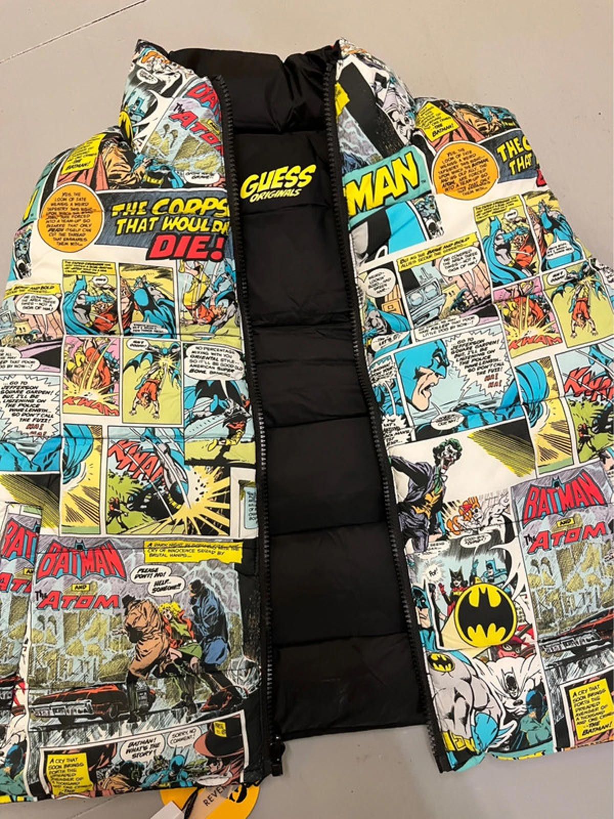 Guess Guess Originals X Batman puffer vest black NEW RPR €260 Size M / US 6-8 / IT 42-44 - 1 Thumbnail