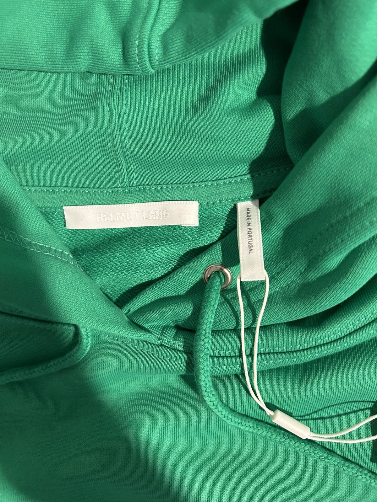 Helmut Lang HELMUT LANG - Macro Mix Terry Hoodie in Peppermint Size US XXL / EU 58 / 5 - 4 Thumbnail