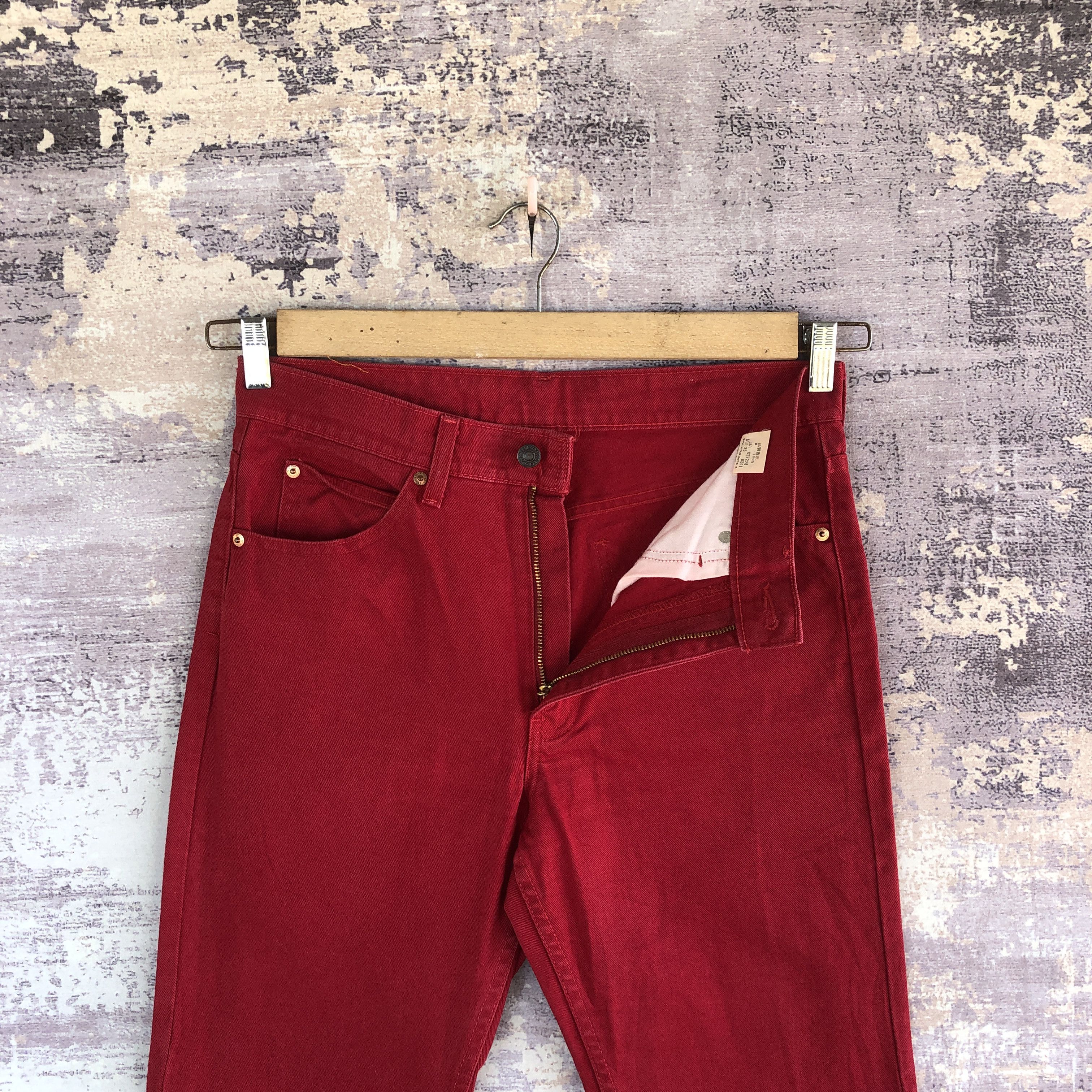 If Six Was Nine × Levi's × Vintage Vintage 90s Levis Red Flare Jeans Levi's 517 Boot Cut Denim Size US 32 / EU 48 - 6 Thumbnail