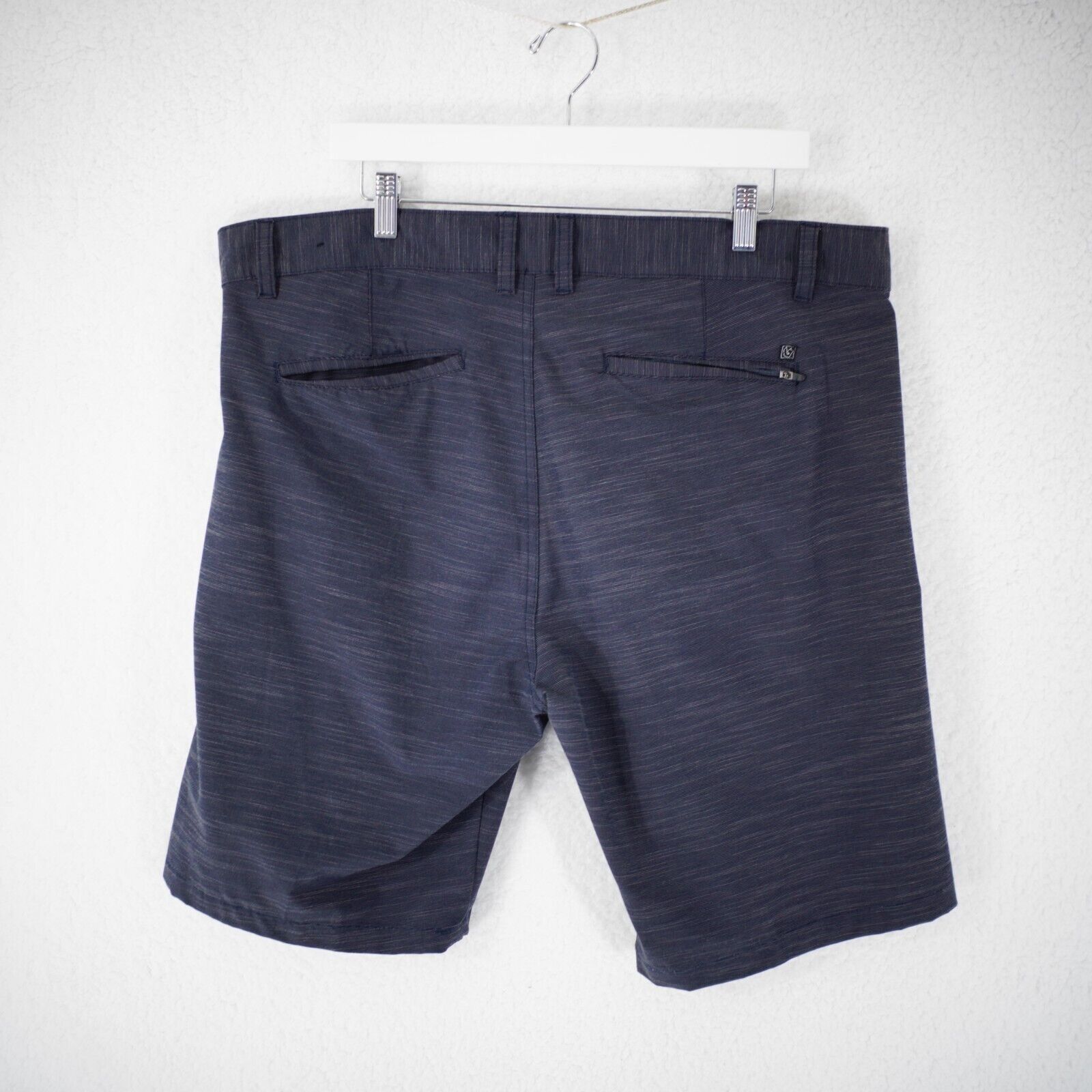Burnside Burnside High Rise Heather Blue Shorts 39 / 11" Inseam Tagge Size US 38 / EU 54 - 3 Thumbnail