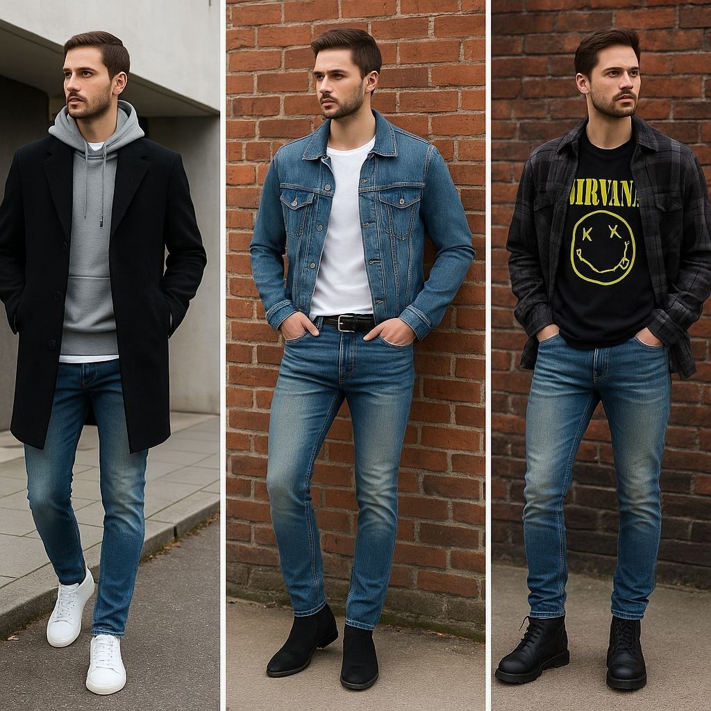 Purple Brand Purple Brand Men P001 Skinny fit Light Indigo Vintage Wash 3 Size US 32 / EU 48 - 1 Thumbnail