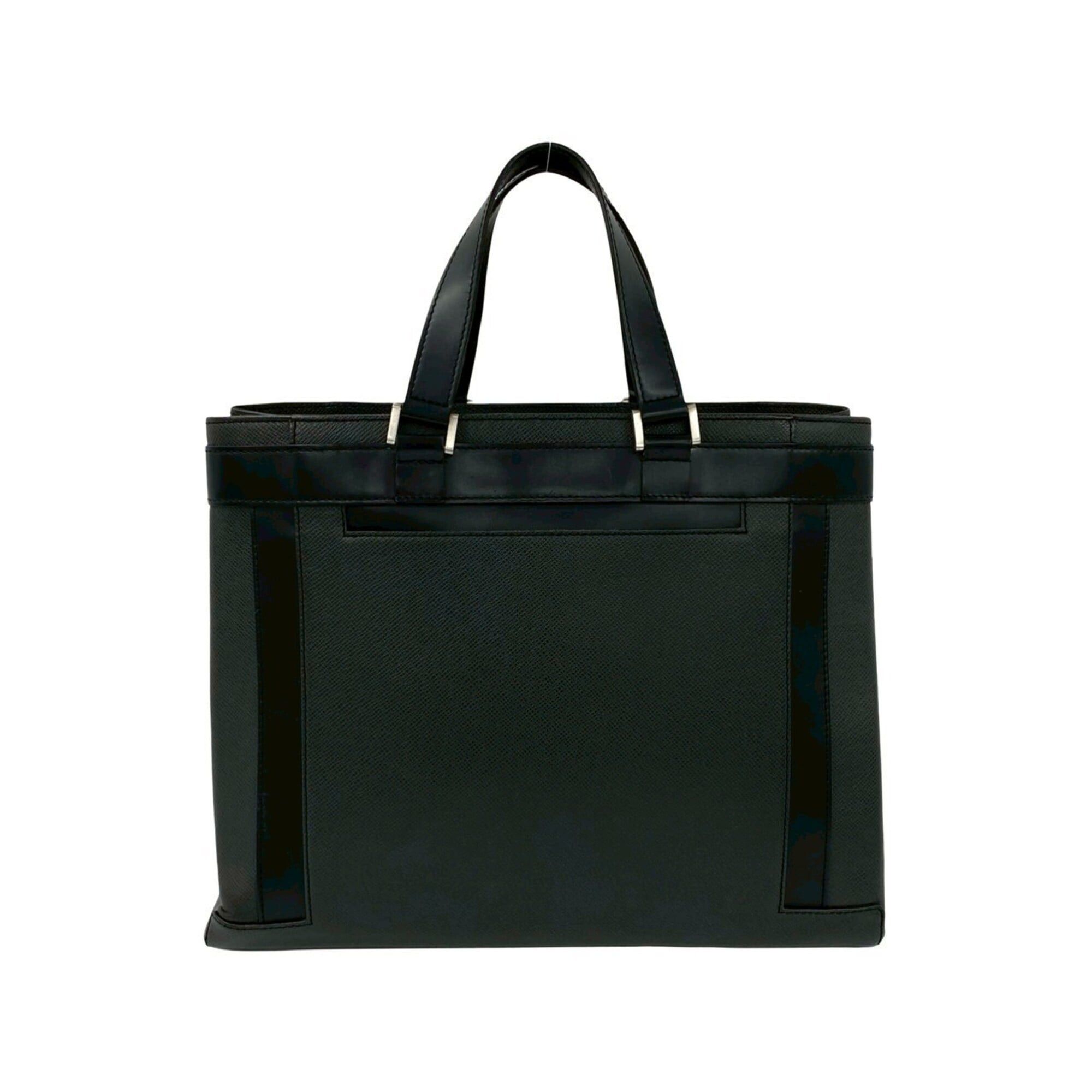 Louis Vuitton Louis Vuitton Kasbek PM Taiga Leather Genuine Handbag Tote Bag Business Black 37260 Size ONE SIZE - 1 Thumbnail