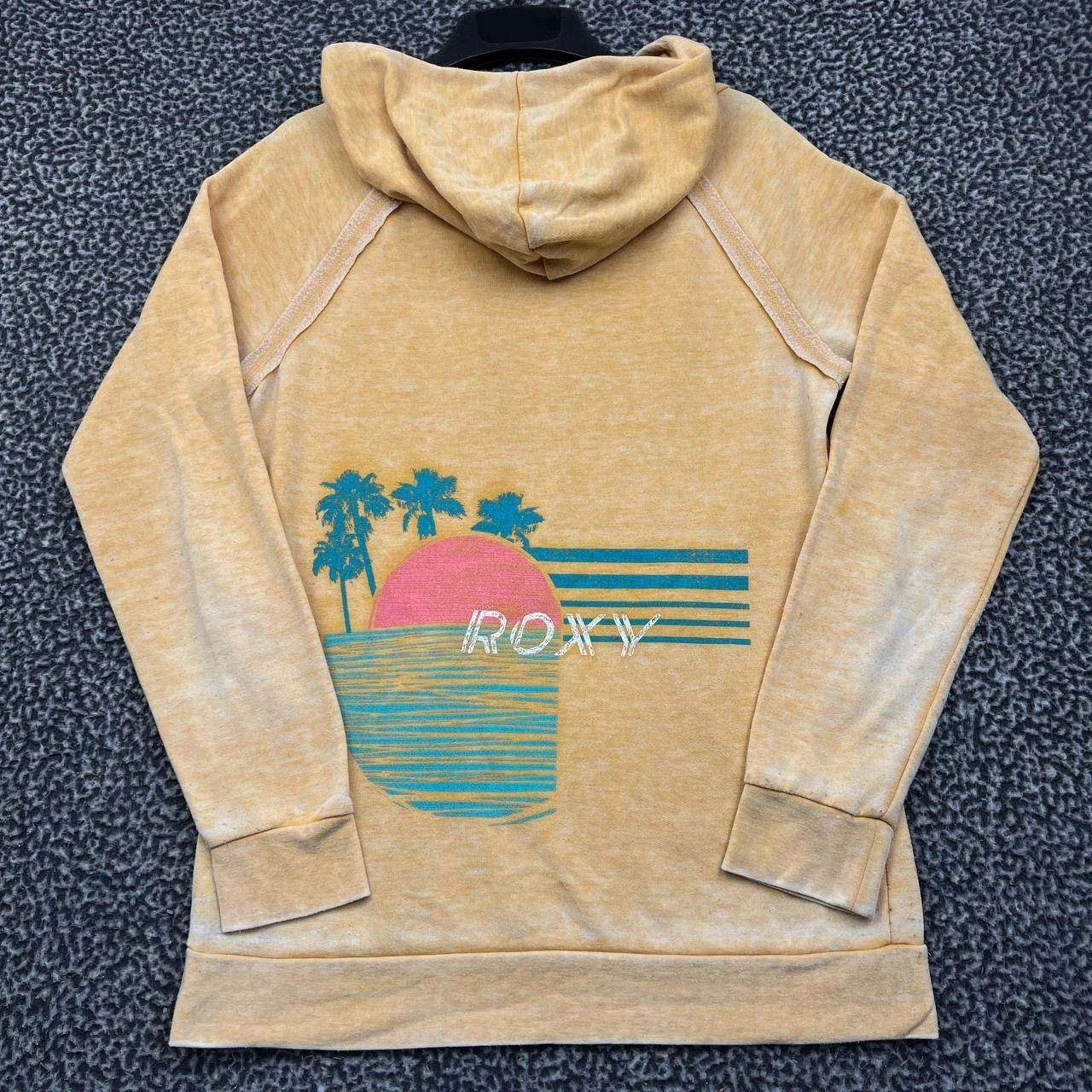Other Roxy Hoodie Women Yellow Hawaiian Pullover Zip Pocket L Size L / US 10 / IT 46 - 1 Thumbnail