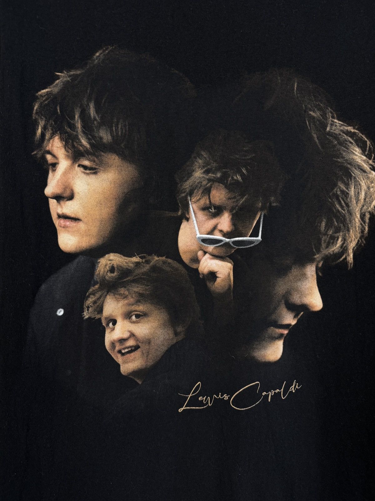 Band Tees × Vintage Men’s Lewis Capaldi Vintage T-Shirt Band Rock Tee Size M Size US M / EU 48-50 / 2 - 6 Thumbnail