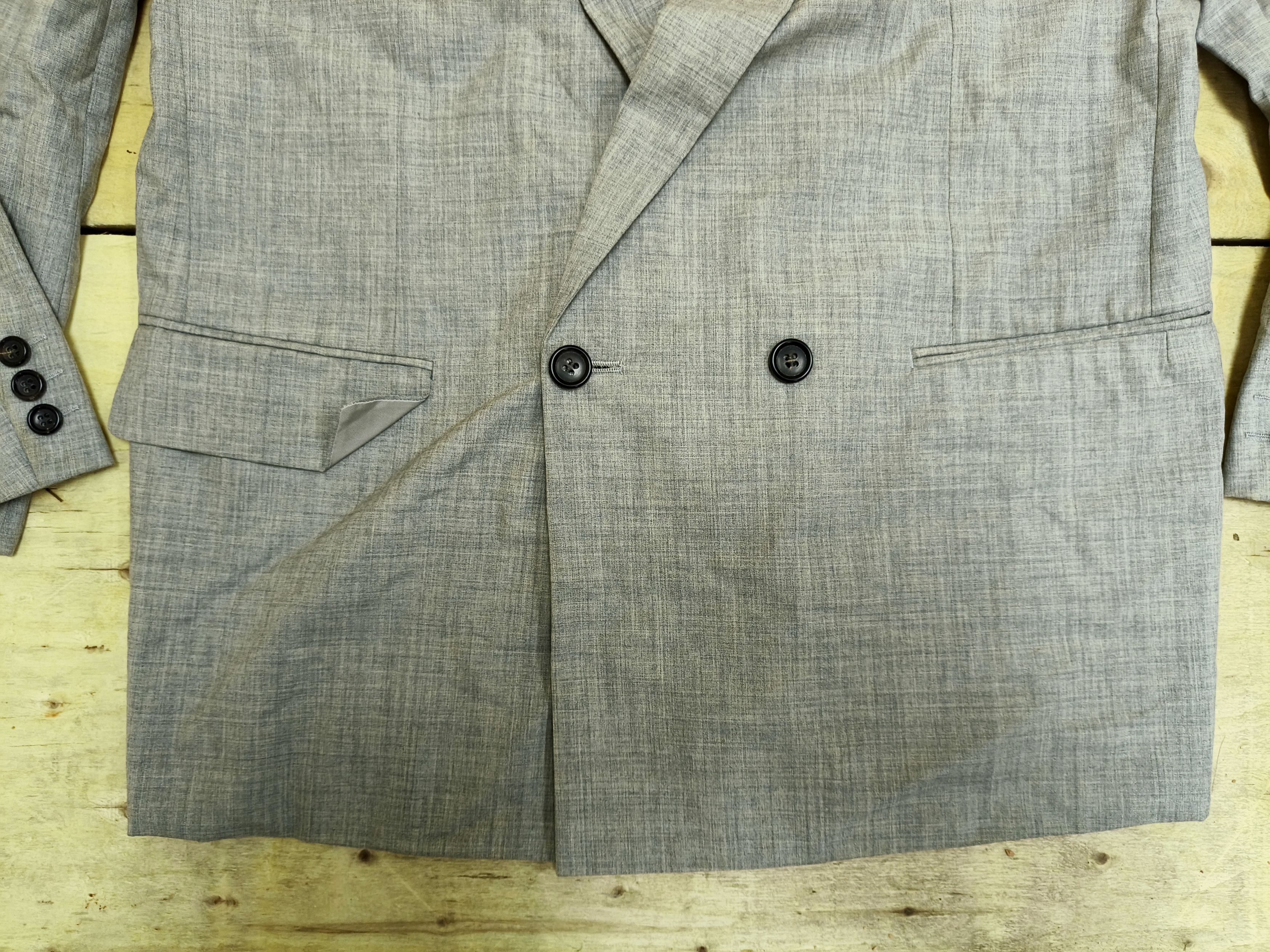 Comme des Garcons Homme Vtg 🔥 CDG Homme AD1988 Pure Wool Jacket Size 44L - 2 Thumbnail