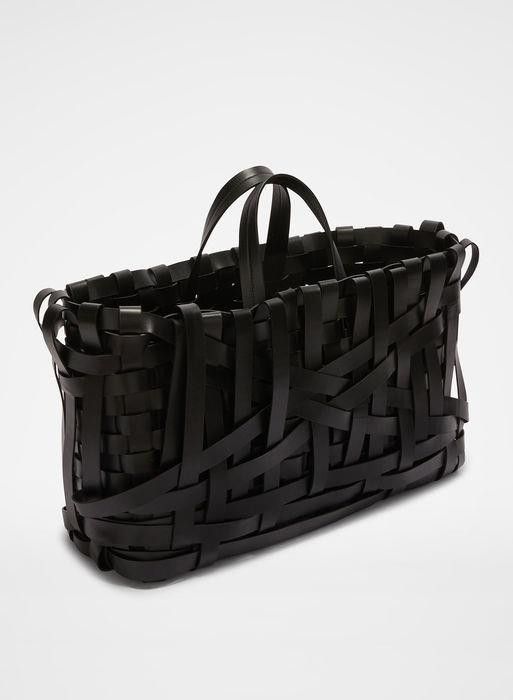 Jil Sander o1w1db10825 Size: OS / Handle Tote Bag in Black Size ONE SIZE - 3 Thumbnail