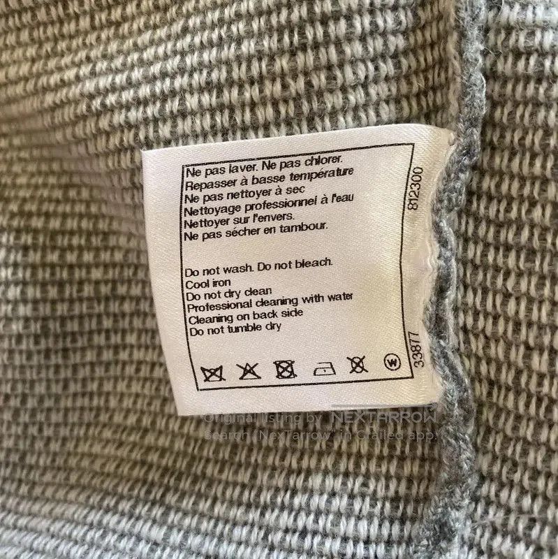 Chanel Chanel Gray Wool Blend Sweater with Lion Design . Size M / US 6-8 / IT 42-44 - 9 Thumbnail
