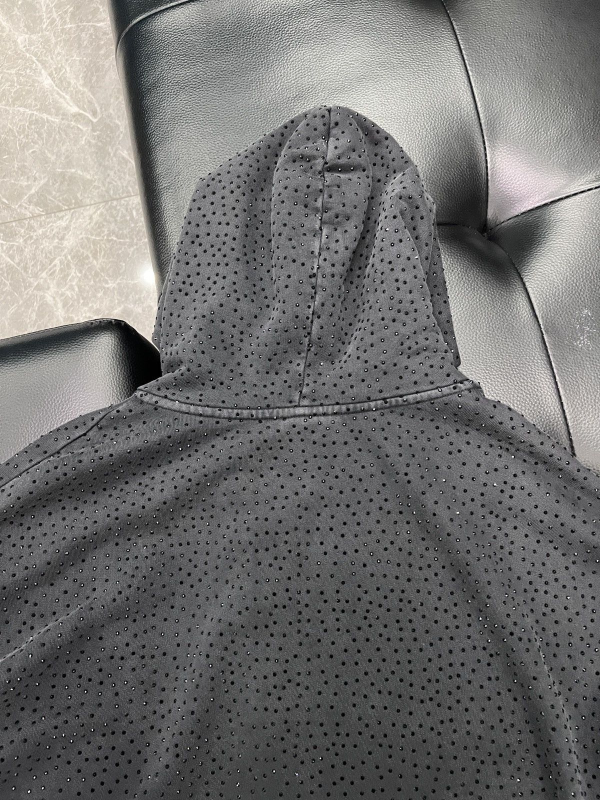 Balenciaga Balenciaga SS23 Runway “Mud” Crystal Zip Hoodie Size US M / EU 48-50 / 2 - 7 Thumbnail