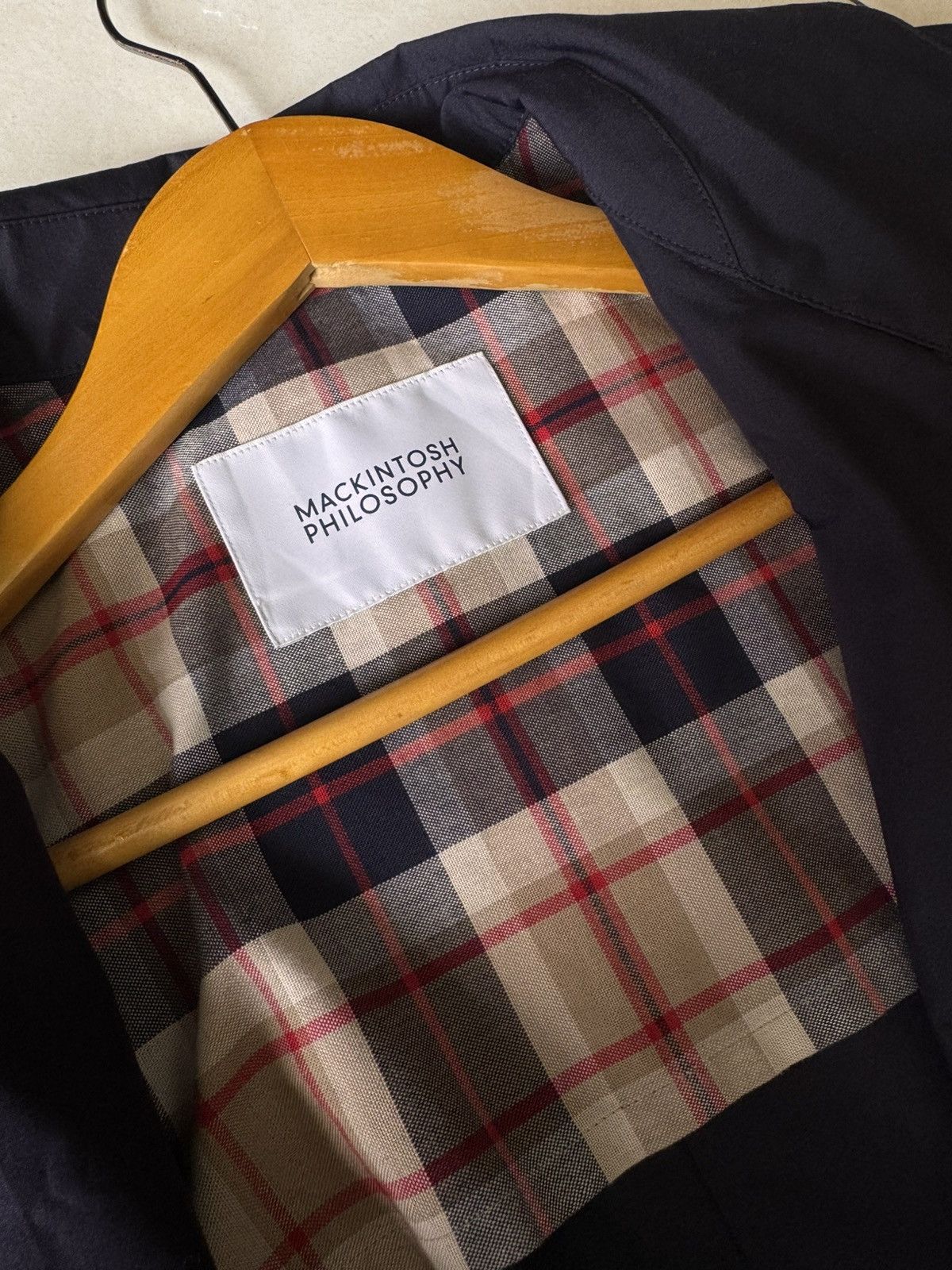Mackintosh Mackintosh Philosophy Navy Trench Coat blue navy🔥 Size S / US 4 / IT 40 - 7 Thumbnail