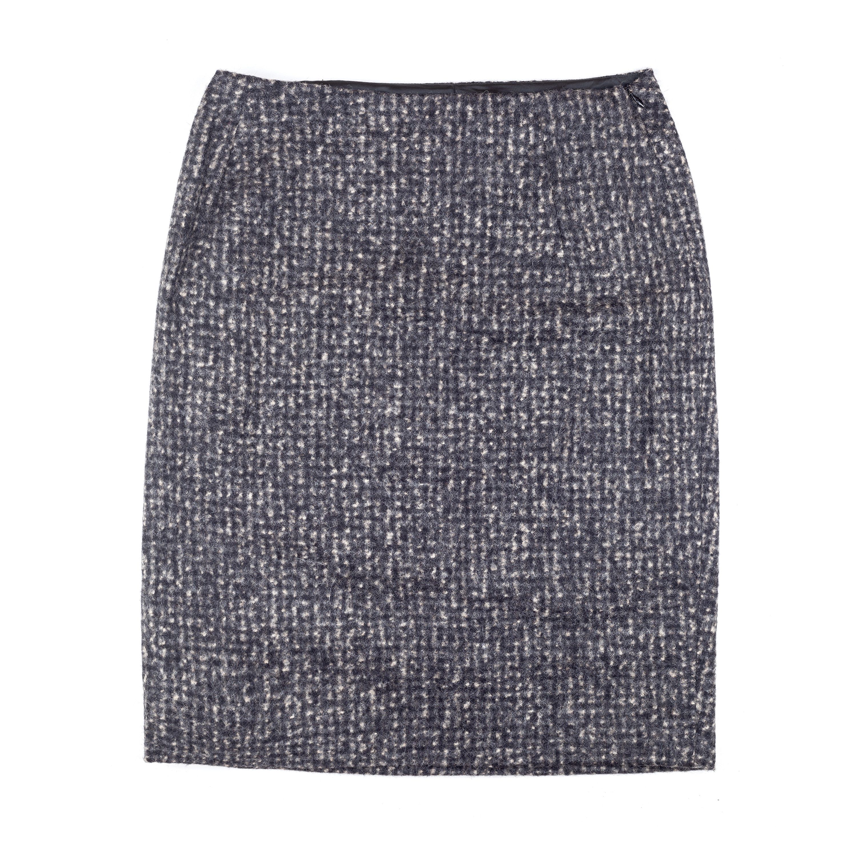 Jil Sander JIL SANDER Wool Grey Midi Skirt (M) Size 28" / US 6 / IT 42 - 1 Thumbnail