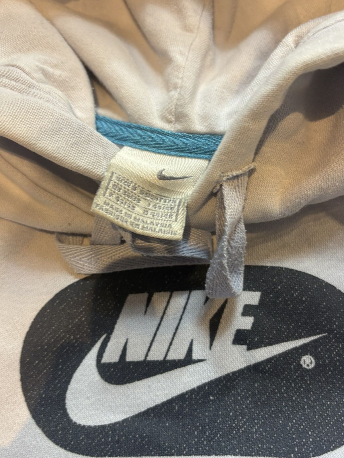 Nike 90s Nike Vintage Oversized Big Logo Retro Hoodie Y2K Rare Size US S / EU 44-46 / 1 - 4 Thumbnail