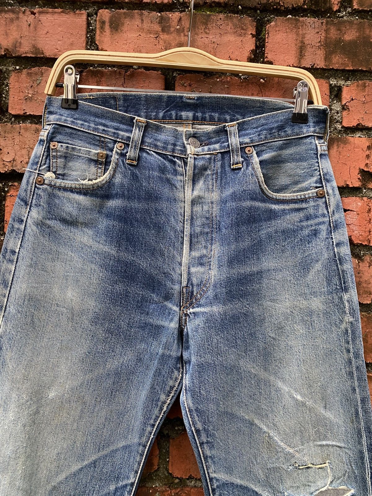 Levi's × Levi's Vintage Clothing × Vintage W30x31 Vintage levi's 501xx redline big E repaired USA Size US 30 / EU 46 - 5 Thumbnail