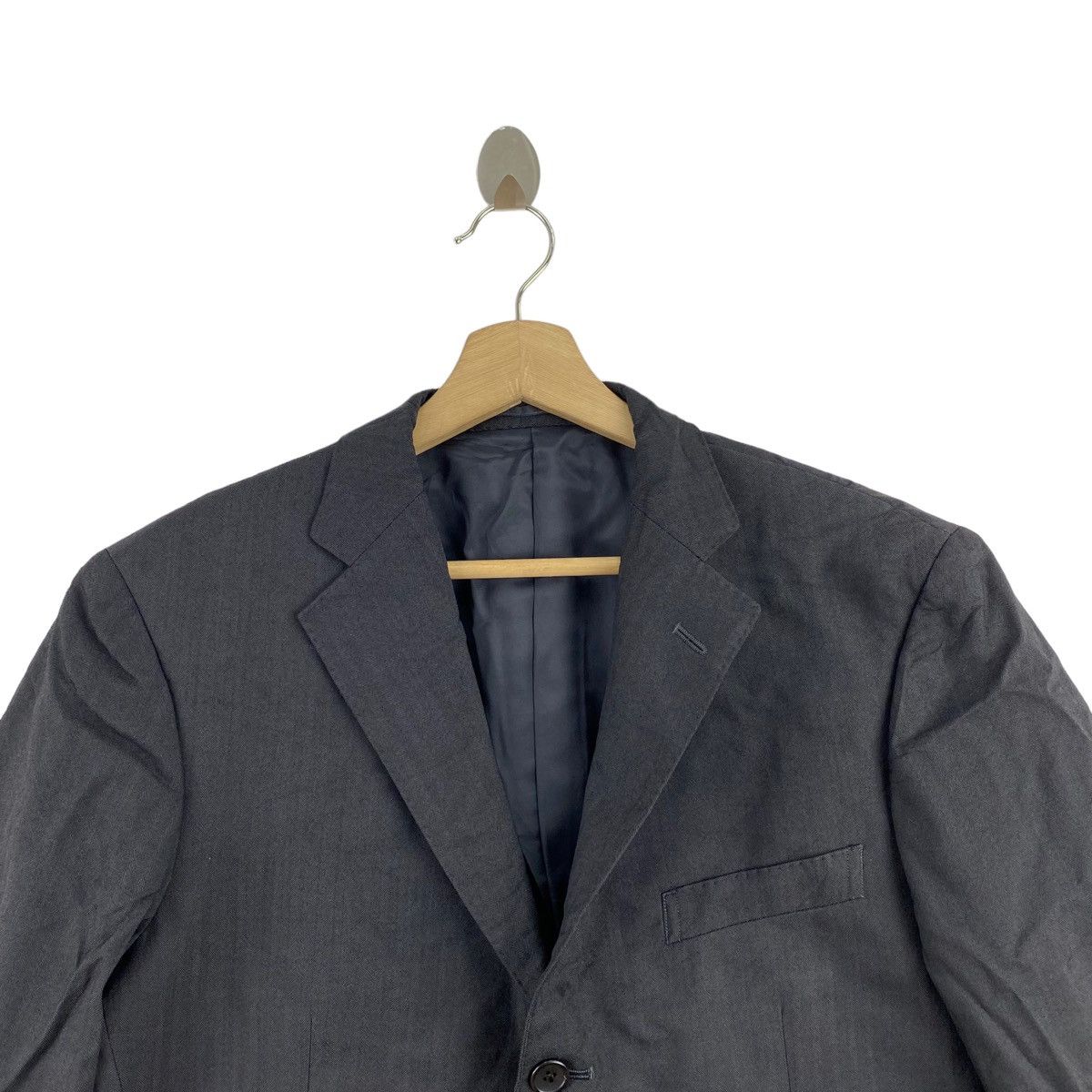 Japanese Brand J. PRESS Japanese Brand Plain Blazer Coat Jacket Size US M / EU 48-50 / 2 - 2 Thumbnail