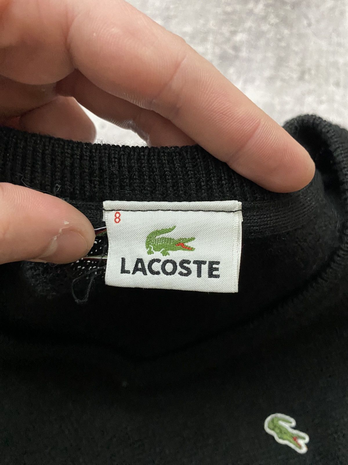Lacoste × Vintage Lacoste vintage knit sweater Size US L / EU 52-54 / 3 - 10 Thumbnail