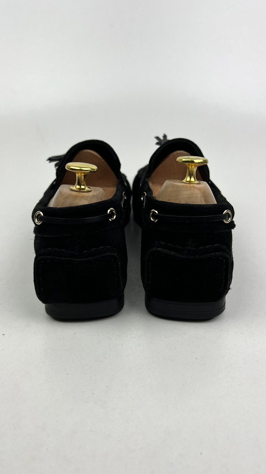 Tom Ford TOM FORD Loafers Black Suede Shoes Tassel Size US 12 / EU 45 - 8 Thumbnail