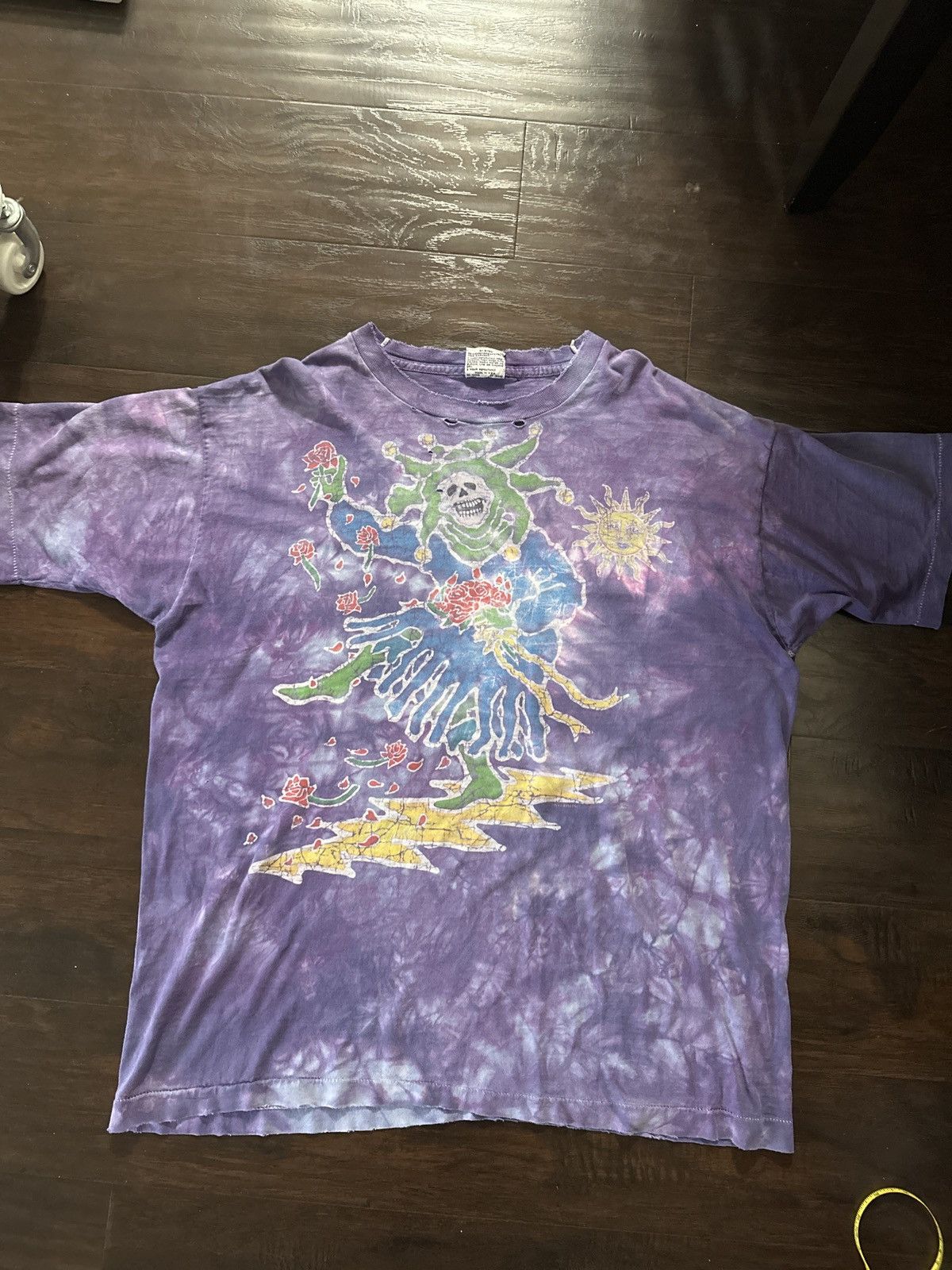 image of Vintage Grateful Dead Shirt in Purple, Men's (Size XL)