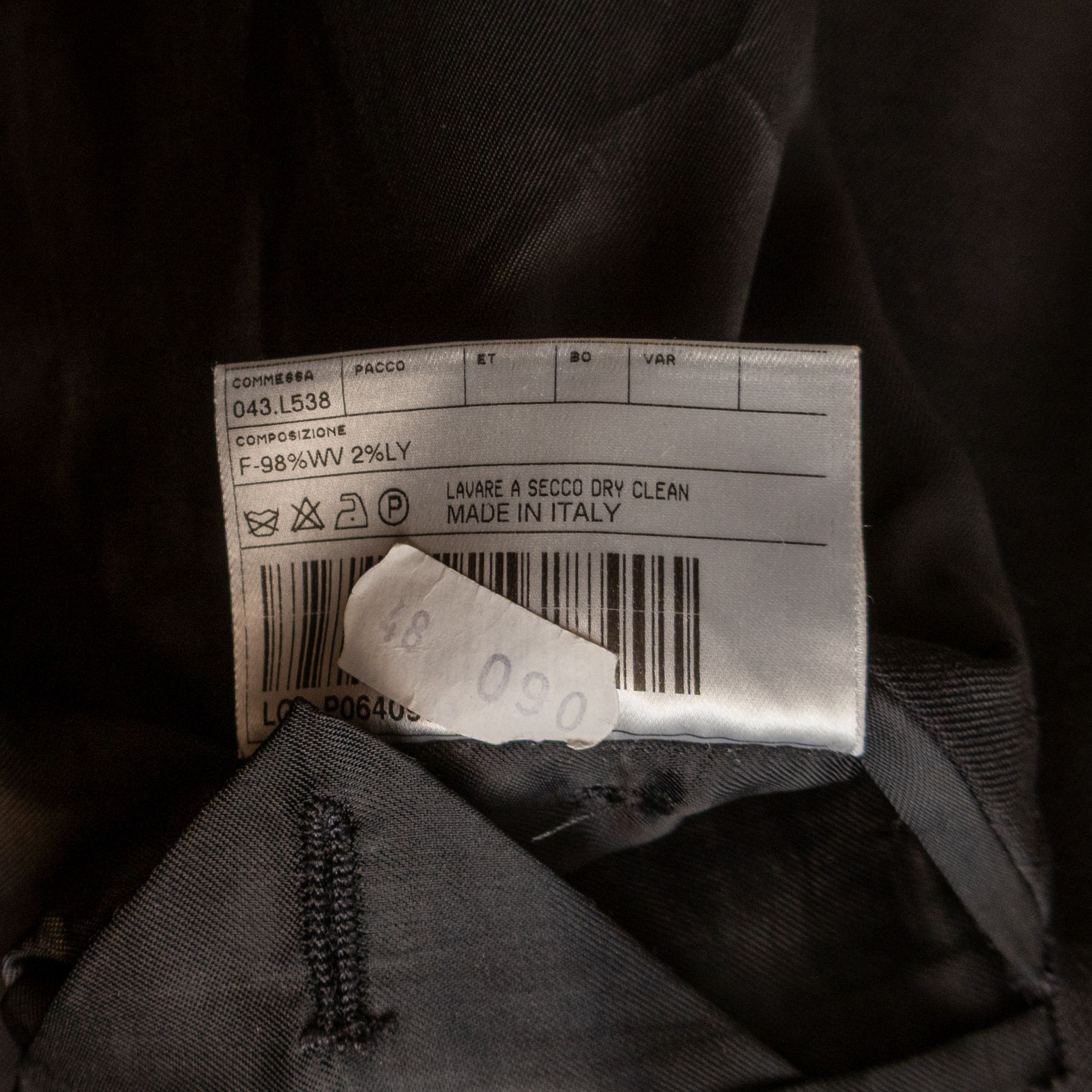 Grifoni auro Grifoni Sartoria Men’s Single-Breasted Black Blazer Size 38R - 7 Thumbnail
