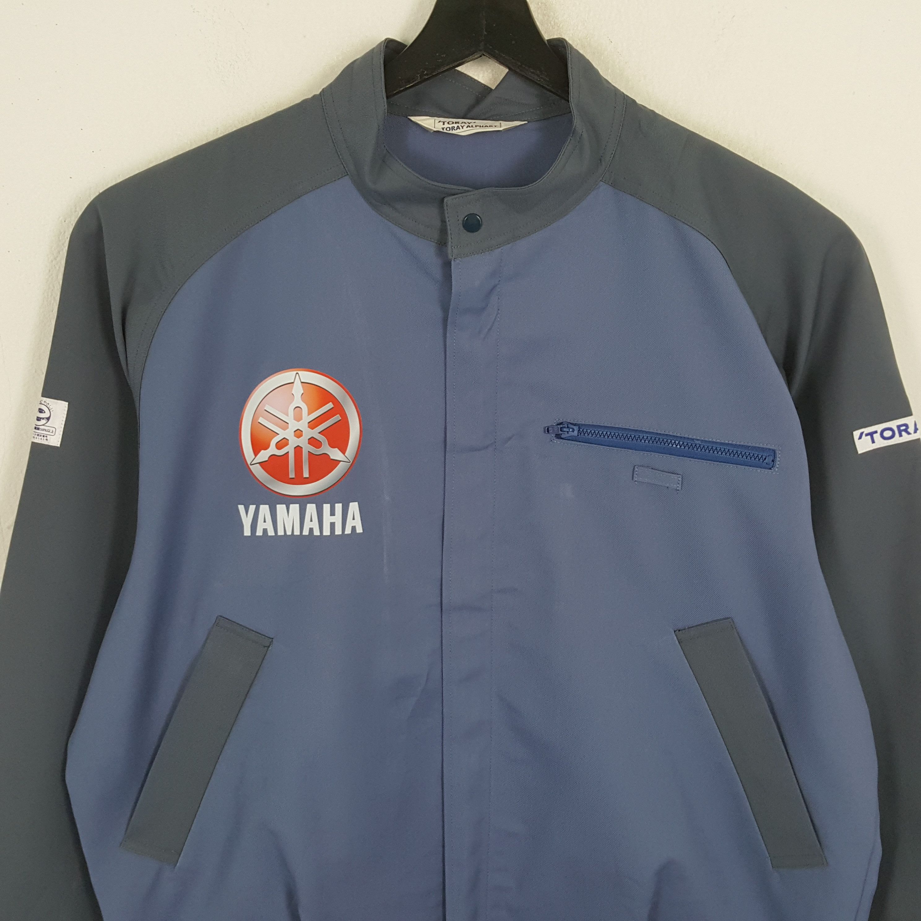 Vintage × Yamaha YAMAHA Japanese Motorcycle Brand Custom Art Jacket Size US XL / EU 56 / 4 - 4 Thumbnail