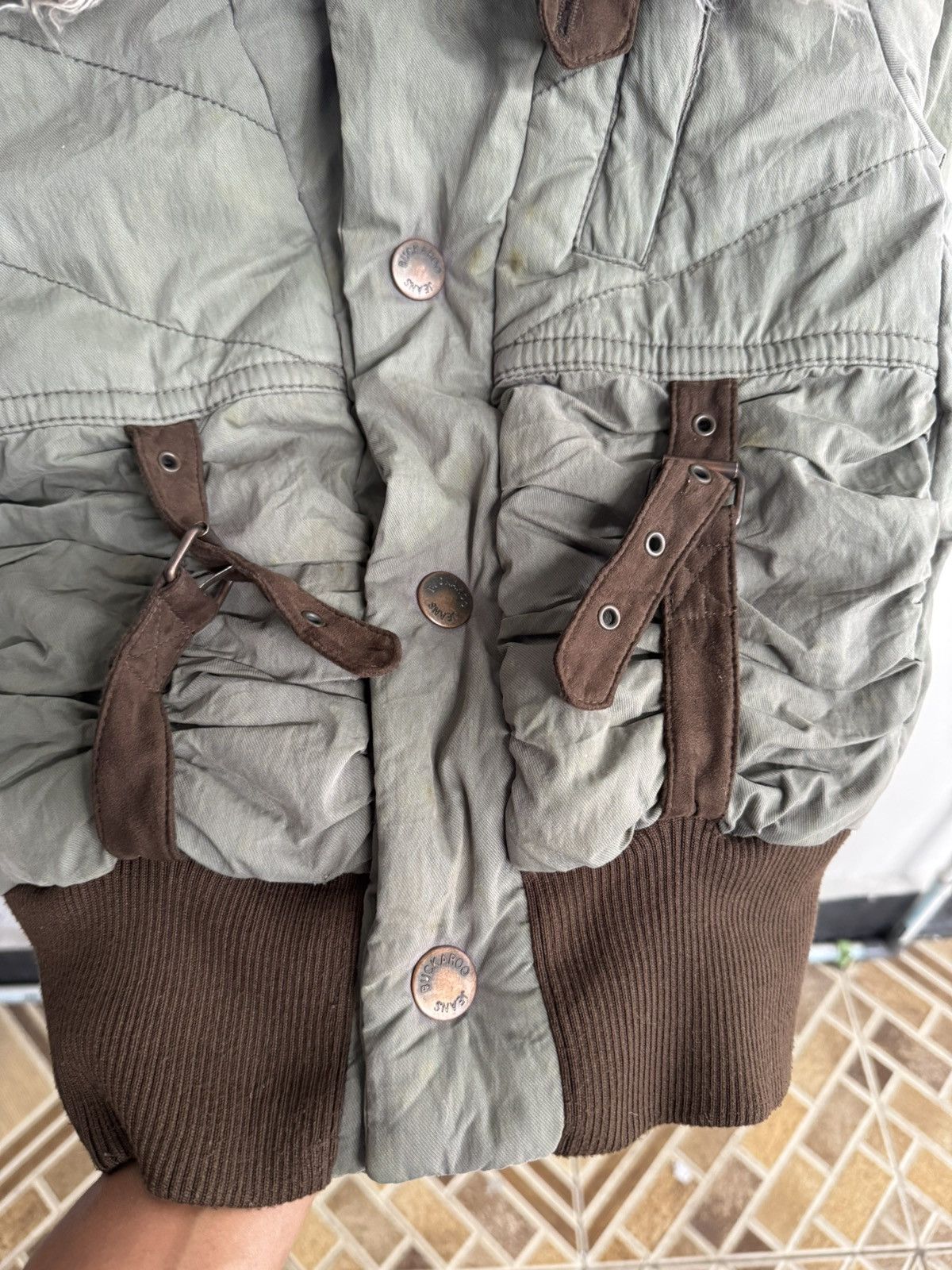 Japanese Brand VINTAGE Y2K FAUX FUR BONDAGE JACKET BY BUCKAROO Size US S / EU 44-46 / 1 - 3 Thumbnail