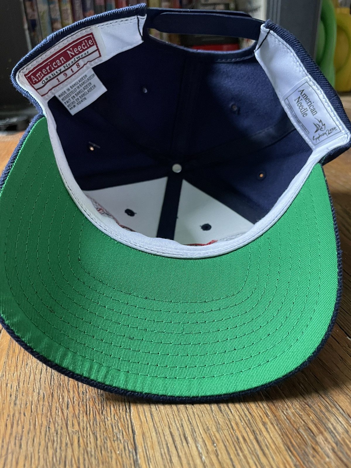 USA Olympics × Vintage AMERICAN NEEDLE 2000 Sydney Summer Olympics Snapback Size ONE SIZE - 2 Thumbnail