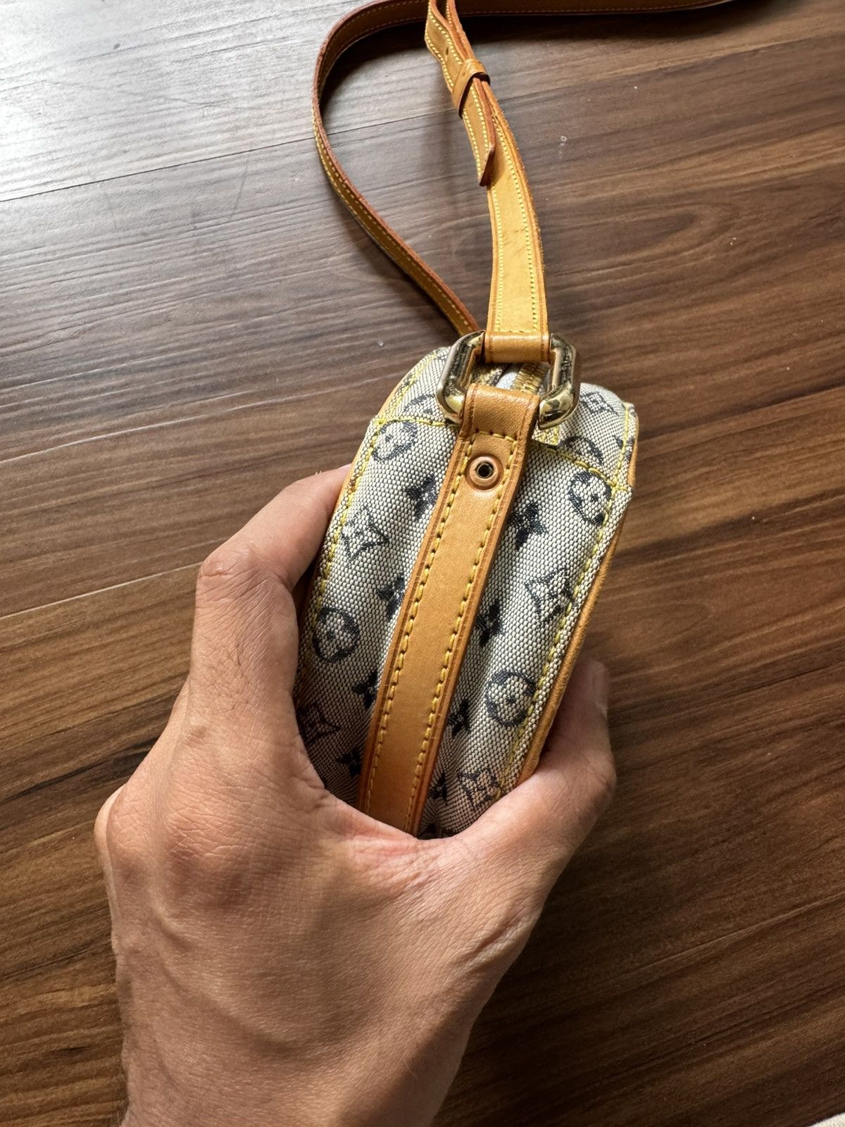 Louis Vuitton Louis Vuitton Blue Monogram Mini Lin Jeanne PM shoulder bag Size ONE SIZE - 6 Thumbnail