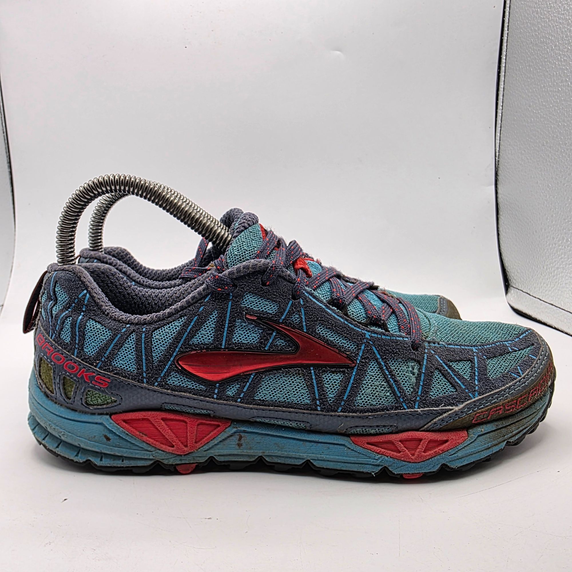 Brooks Brooks Cascadia 8 Womens Size 7 Blue Athletic Shoes Hiking C Size US 7 / IT 37 - 12 Thumbnail