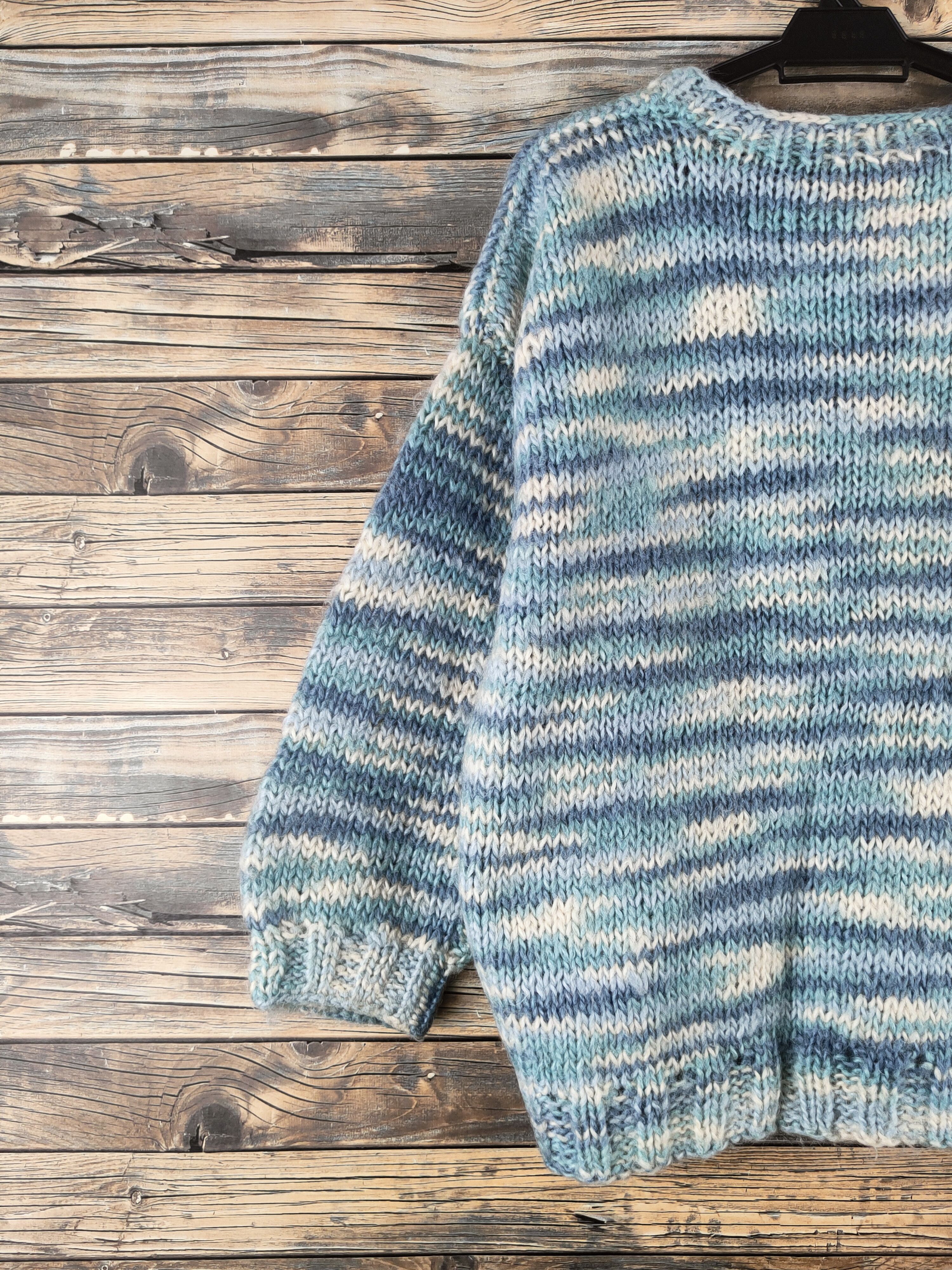 Japanese Brand DL Japan vintage Blue Knitwear Sweaters #46-574 Size US M / EU 48-50 / 2 - 8 Thumbnail