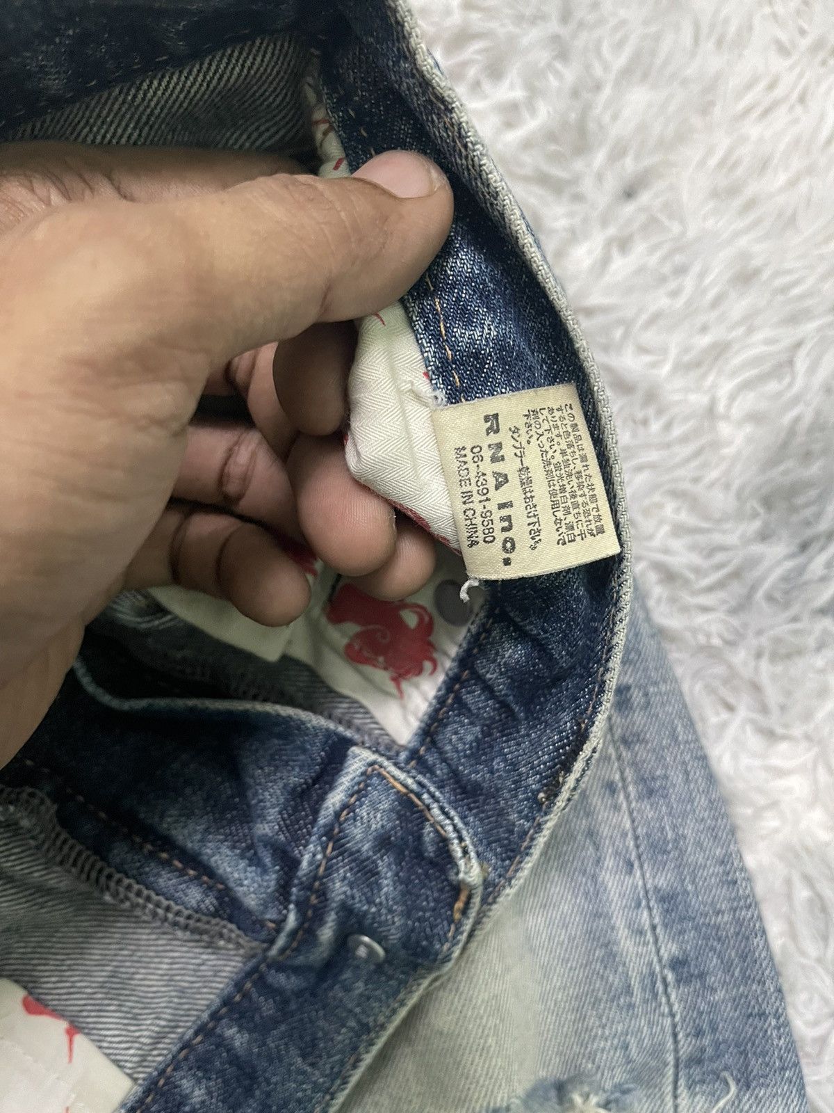 Other 90s RNA BUSHPANT DISTRESSED WASHABLE JEANS RARE DESIGN Size US 29 - 13 Thumbnail