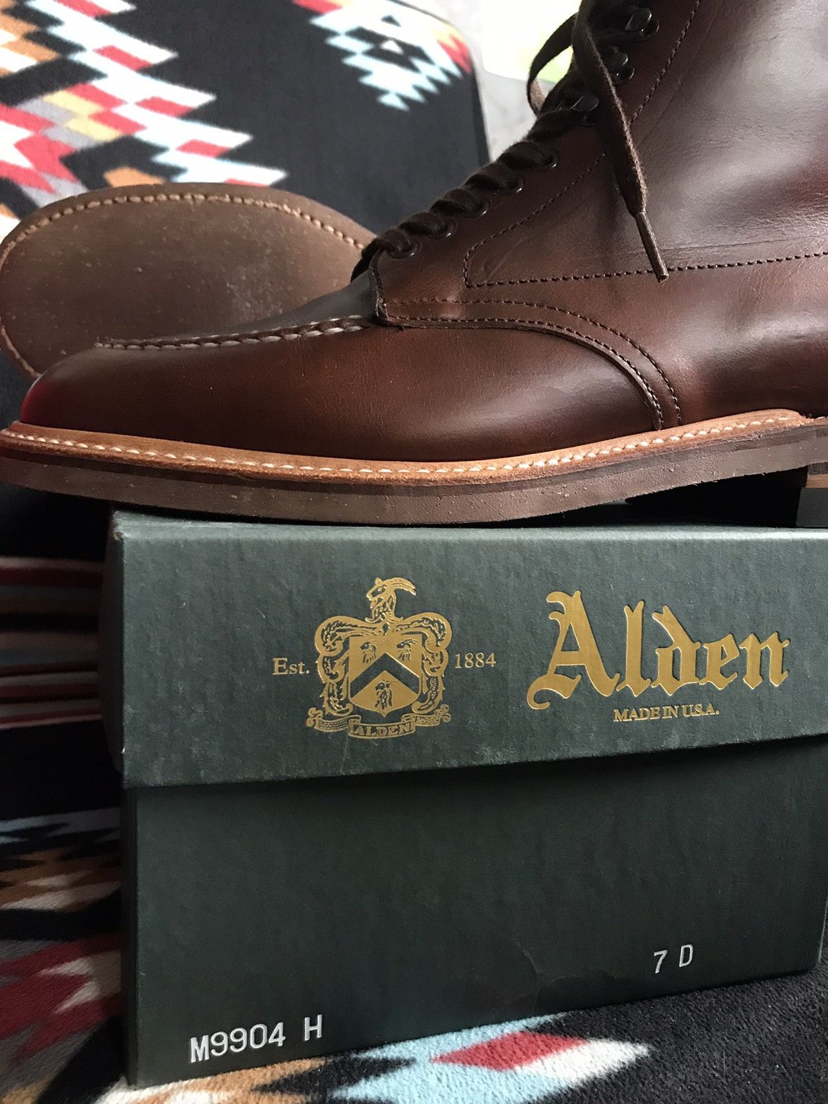 Alden Alden Indy Boots Horween Chromexcel 7 D like new | Grailed