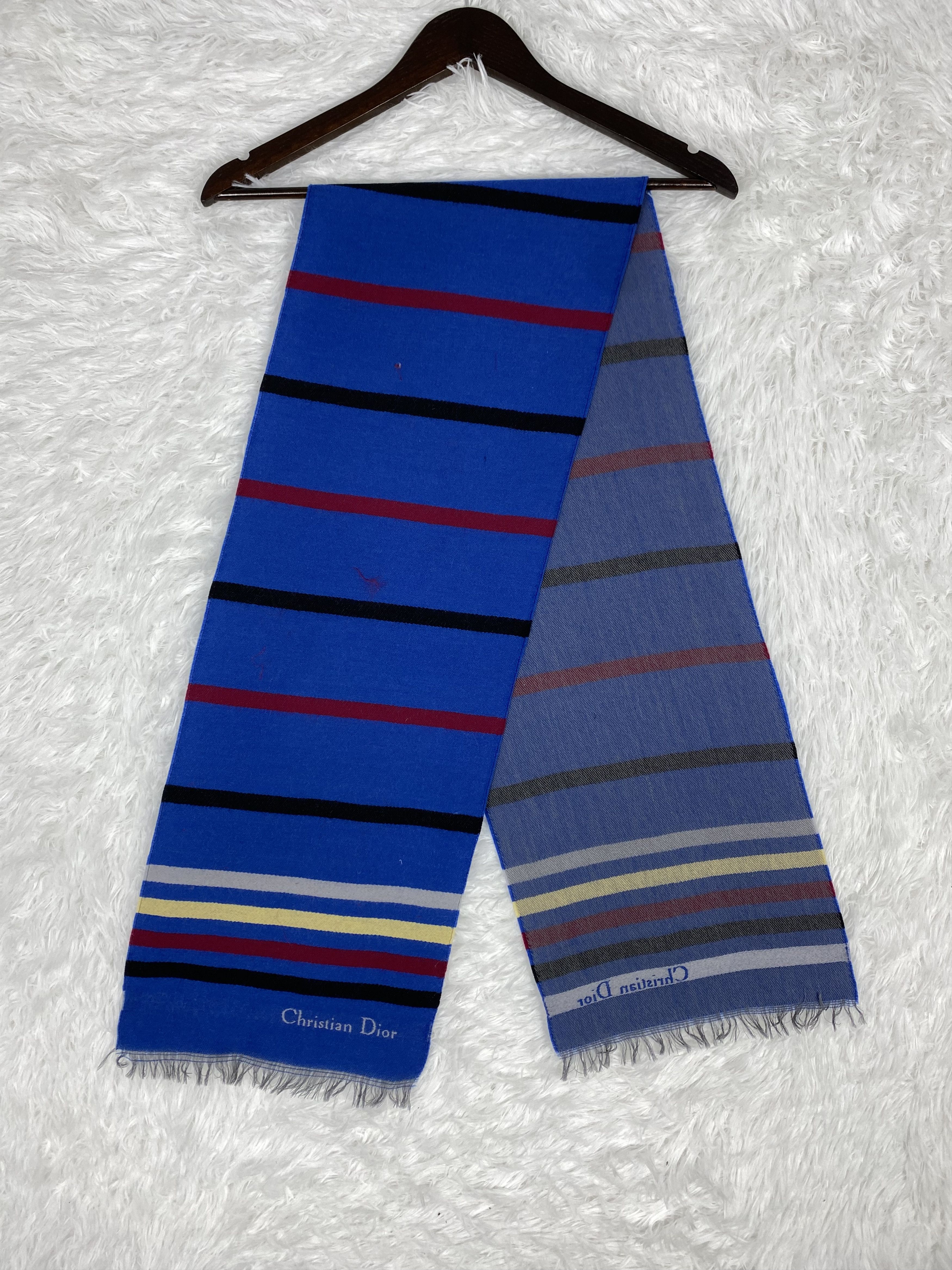 Christian Dior Monsieur Vintage Christian Dior Scarf / Muffler Neckwear PM0047 Size ONE SIZE - 1 Thumbnail