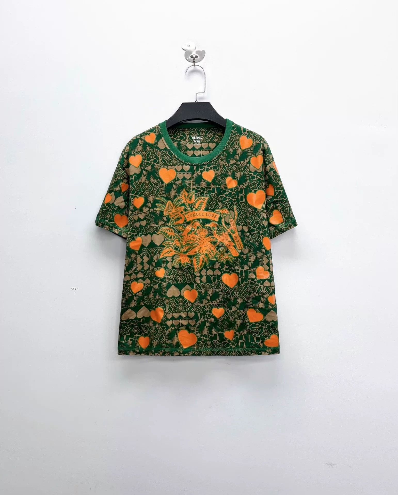 Hermes Hermes Jungle Love Floral Logo Short Sleeve Size US S / EU 44-46 / 1 - 1 Thumbnail