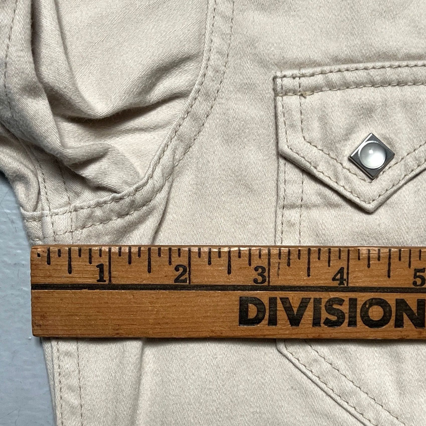 Vintage The Real McCoys Western Shirt 14 XS-S Beige Cotton Button-Up Snap Vintage 50s 60s Made Japan Unisex Adults Mens Womens Size US S / EU 44-46 / 1 - 4 Thumbnail