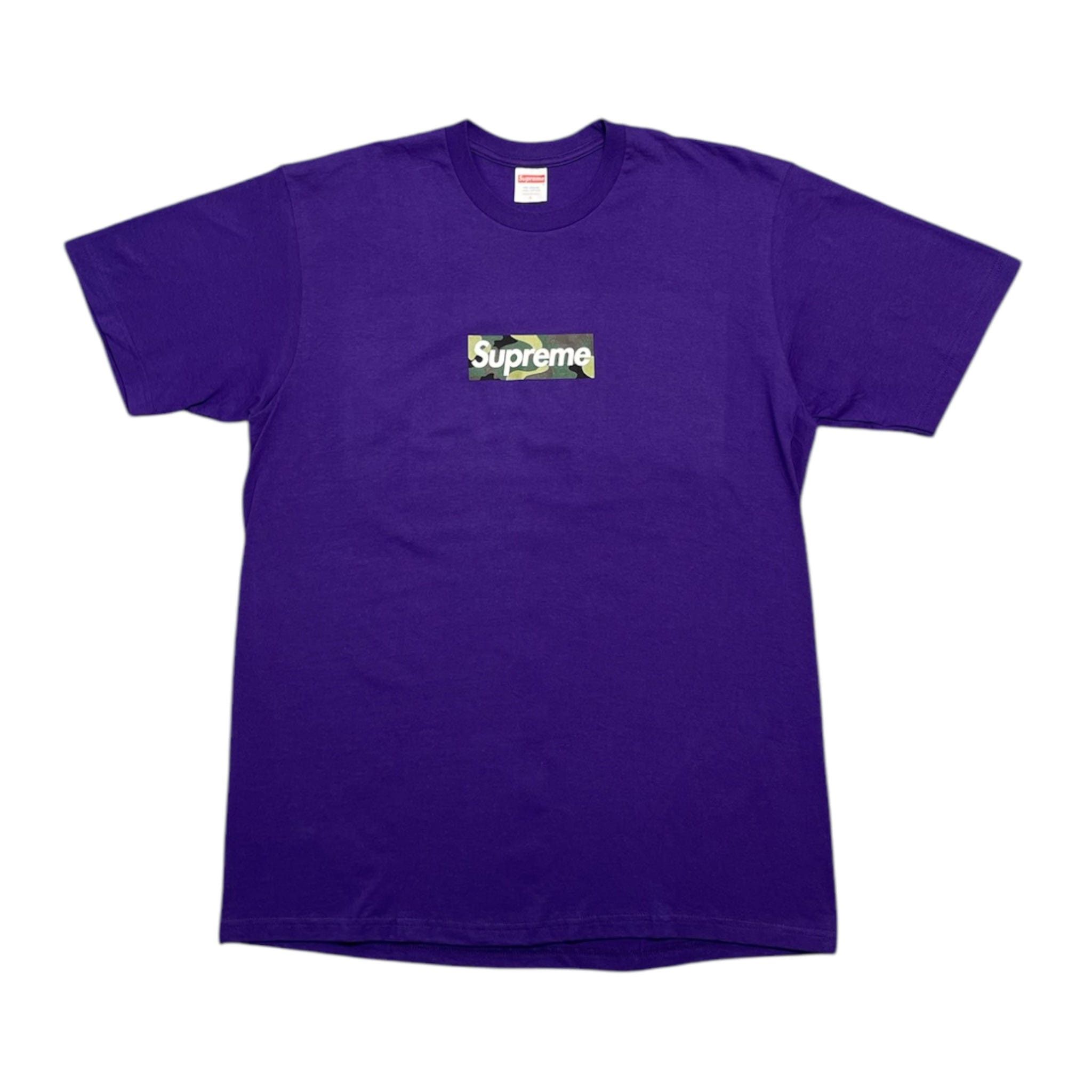 【L】 Supreme Box Logo L/S Tee Purple Supreme Box Logo L/S Tee Black Purple Navy F/W 20 | eBay