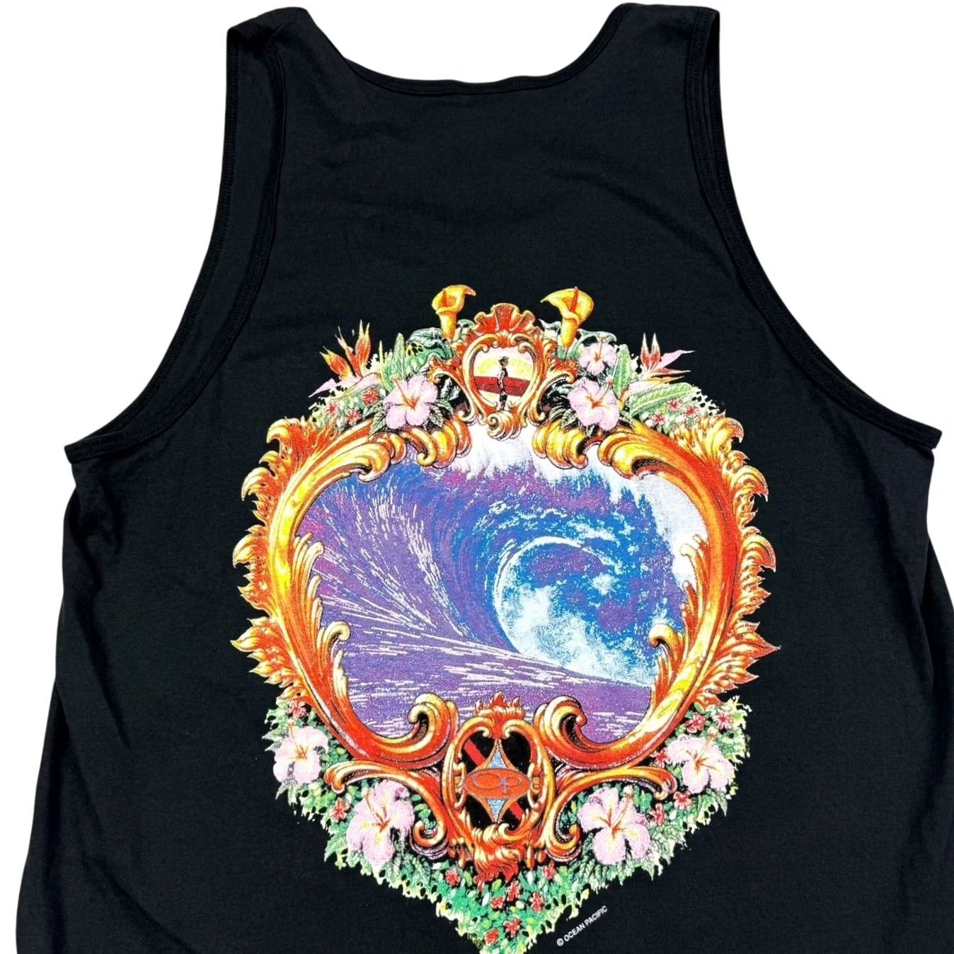 Ocean Pacific VINTAGE Ocean Pacific Men's Tank Top Black Large Single Stitch 90s Size US L / EU 52-54 / 3 - 2 Thumbnail