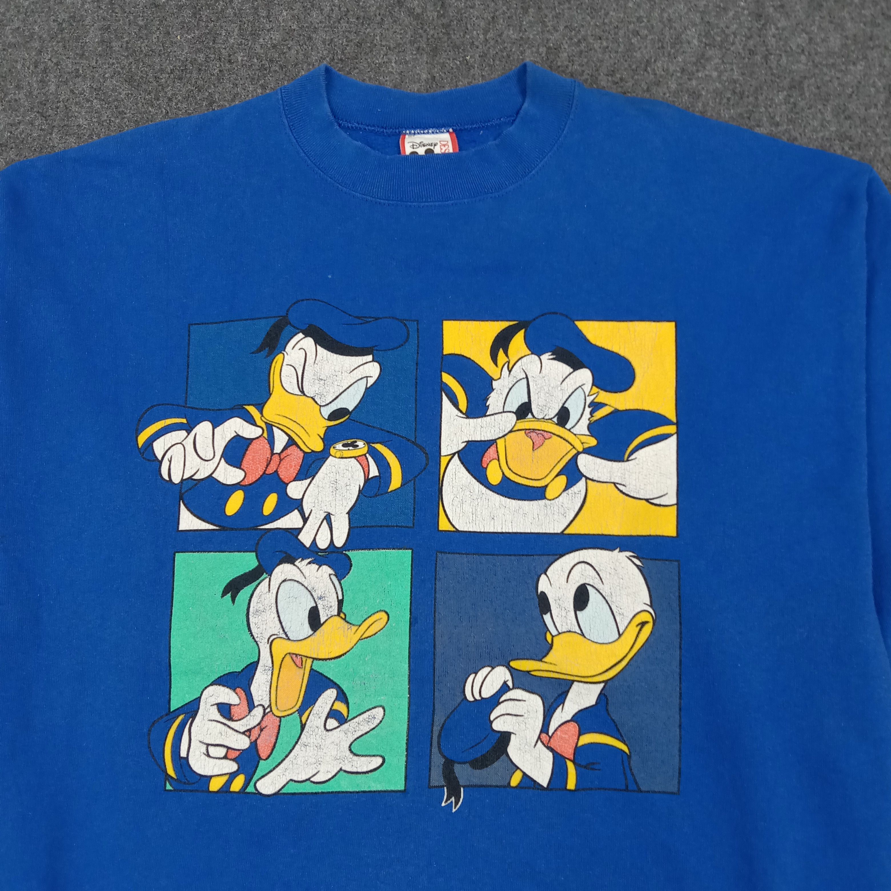 Disney Disney Donald Duck American Cartoon Sweatshirt C270N11 Size US L / EU 52-54 / 3 - 2 Thumbnail