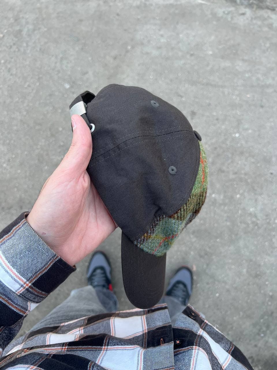 Harris Tweed × Vintage VERY RARE HARRIS TWEED CAP ENGLAND STYLE 90s Y2K HATS CASUAL Size ONE SIZE - 5 Thumbnail