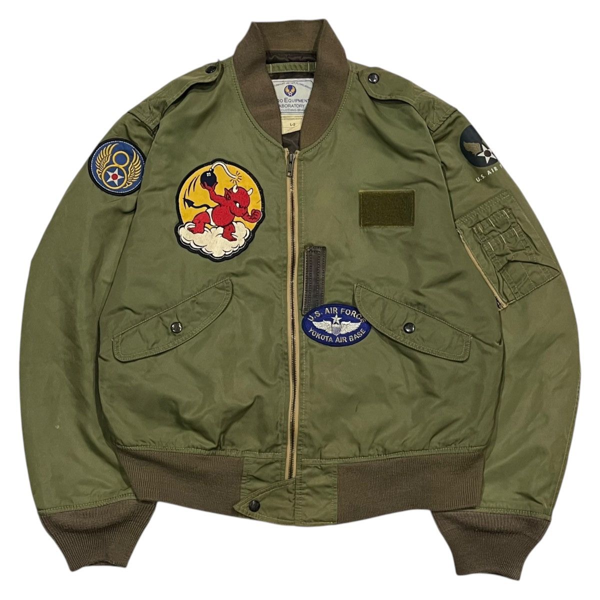 Tedman Vintage Ted Company L-2 ‘Fighting Teddy’ Bomber Jacket Size US M / EU 48-50 / 2 - 1 Thumbnail