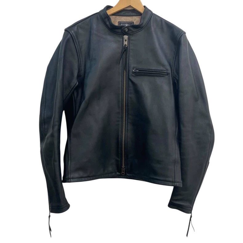 Kadoya sleek black leather motorcycle jacket-dmc Size US XXL / EU 58 / 5 - 1 Thumbnail